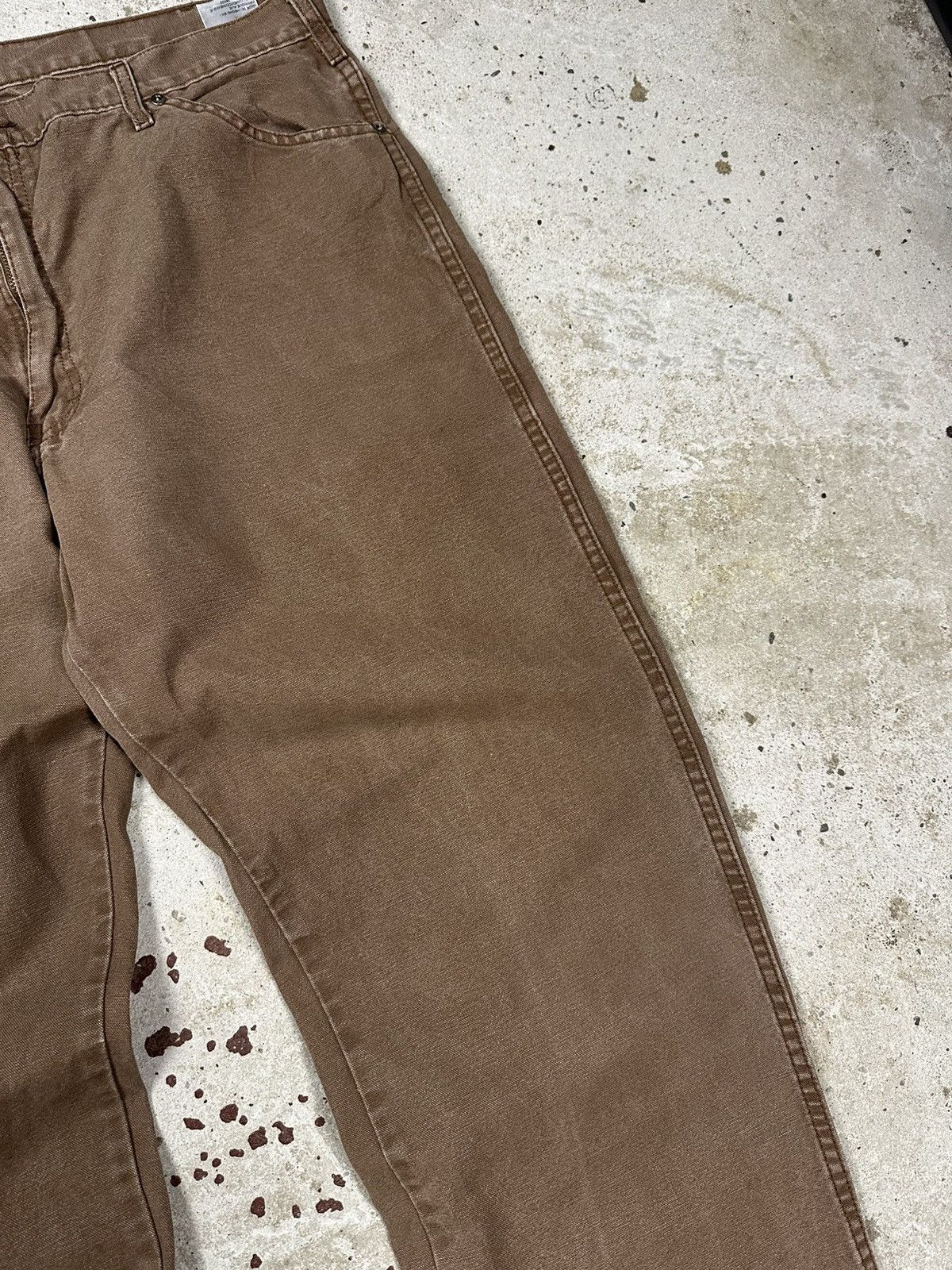 Dickies × Vintage Vintage Y2K Dickies Baggy Brown Carpenter Denim Pants Jeans Size US 38 / EU 54 - 6 Thumbnail