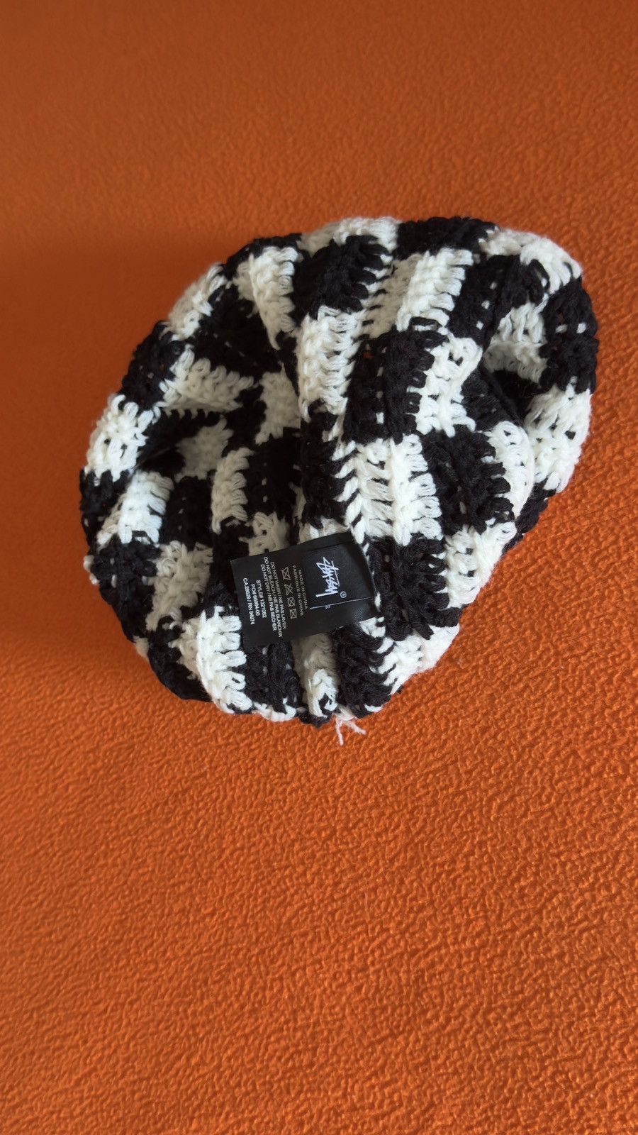 Stussy Stussy Crochet Checkered Beanie Size ONE SIZE - 4 Thumbnail