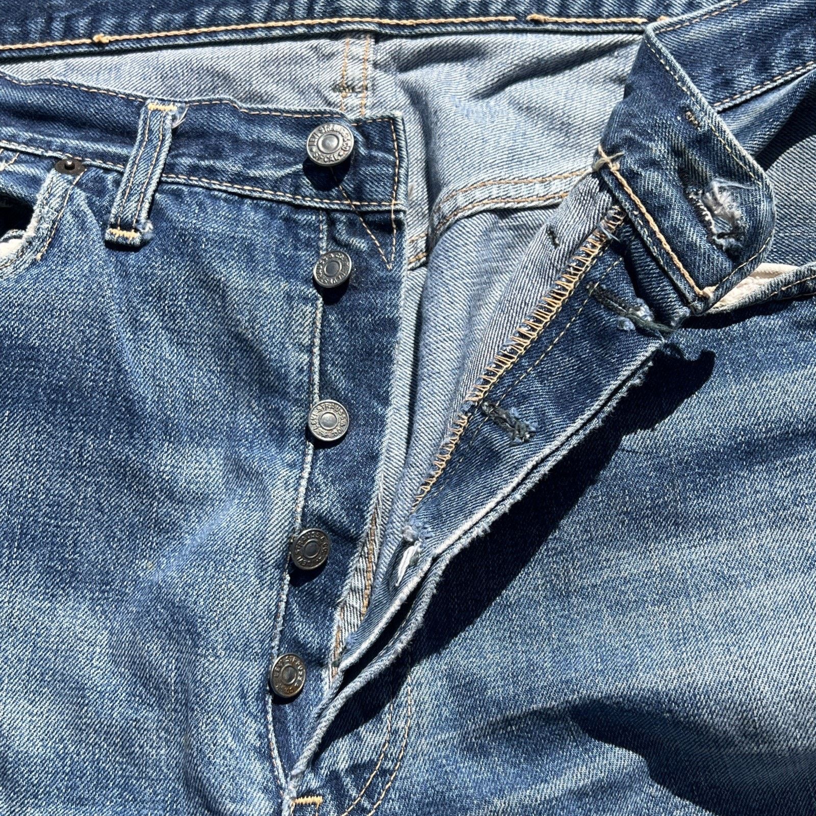 Levi's Vintage Levi's 501 60s Jeans W32 L30 Big E Lemon Stitch V Size US 30 / EU 46 - 20 Thumbnail