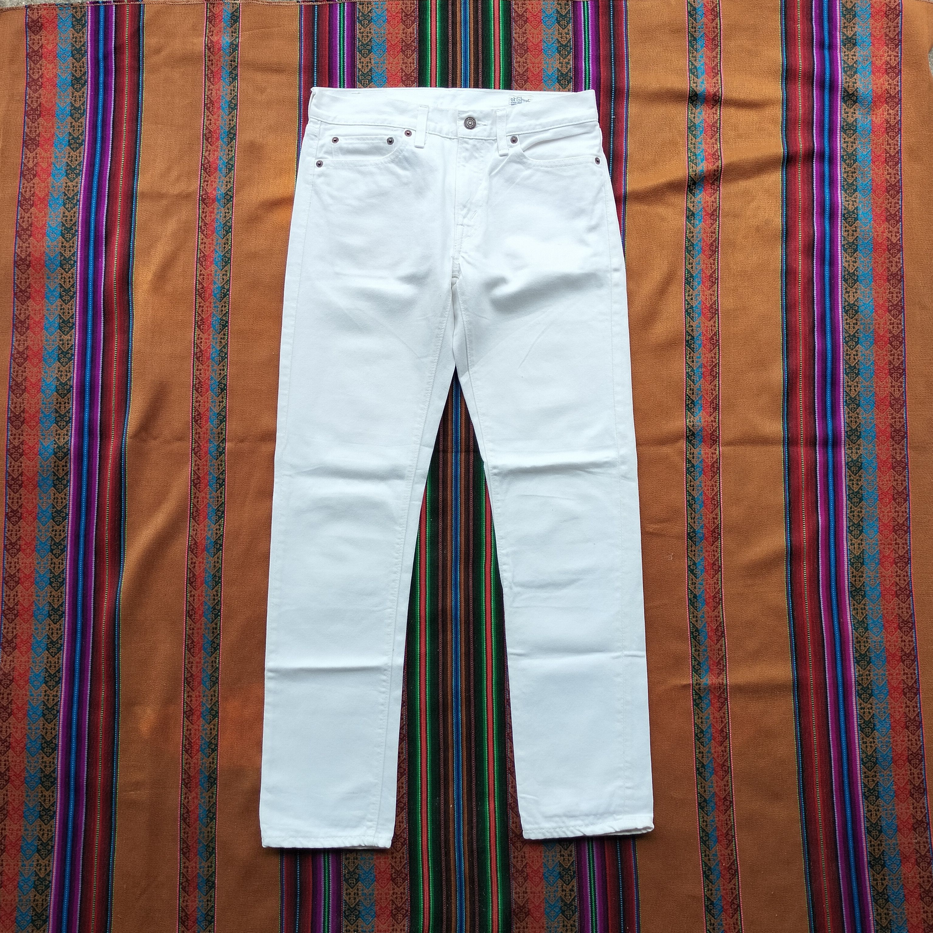Orslow Orslow 107 white slim fit jeans Size US 29 - 1 Thumbnail