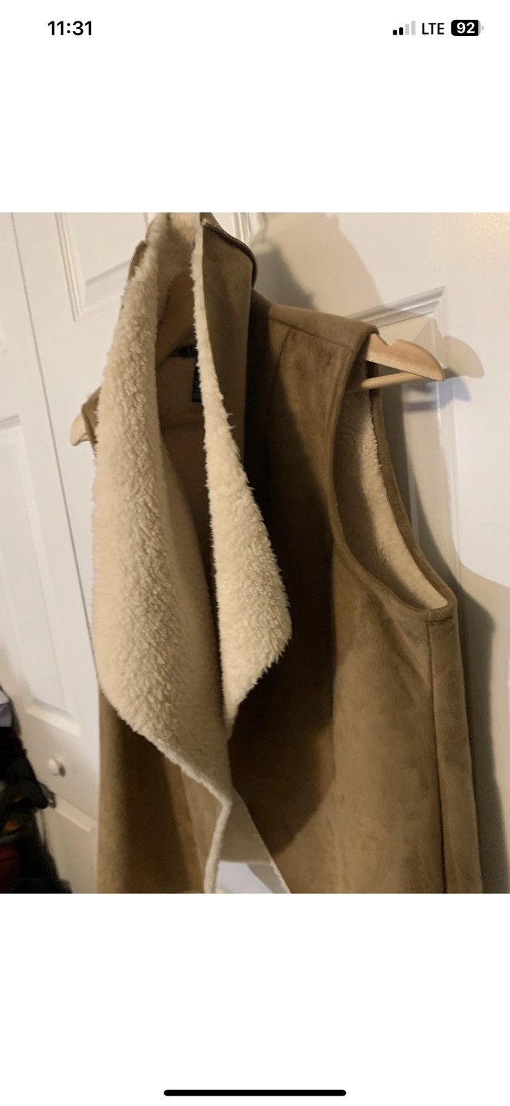 Polo Ralph Lauren Lauren Ralph Lauren womens sz L vest beige tan Size L / US 10 / IT 46 - 6 Thumbnail