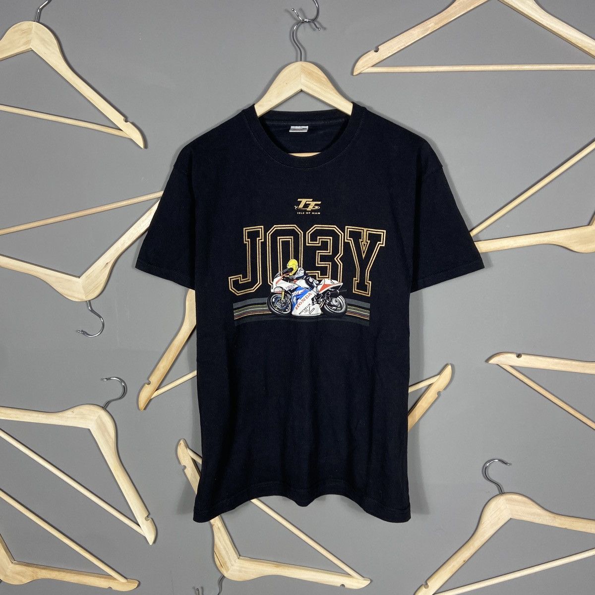 Honda × Vintage Joey Dunlop Isle of Man TT t-shirt Size US L / EU 52-54 / 3 - 1 Thumbnail