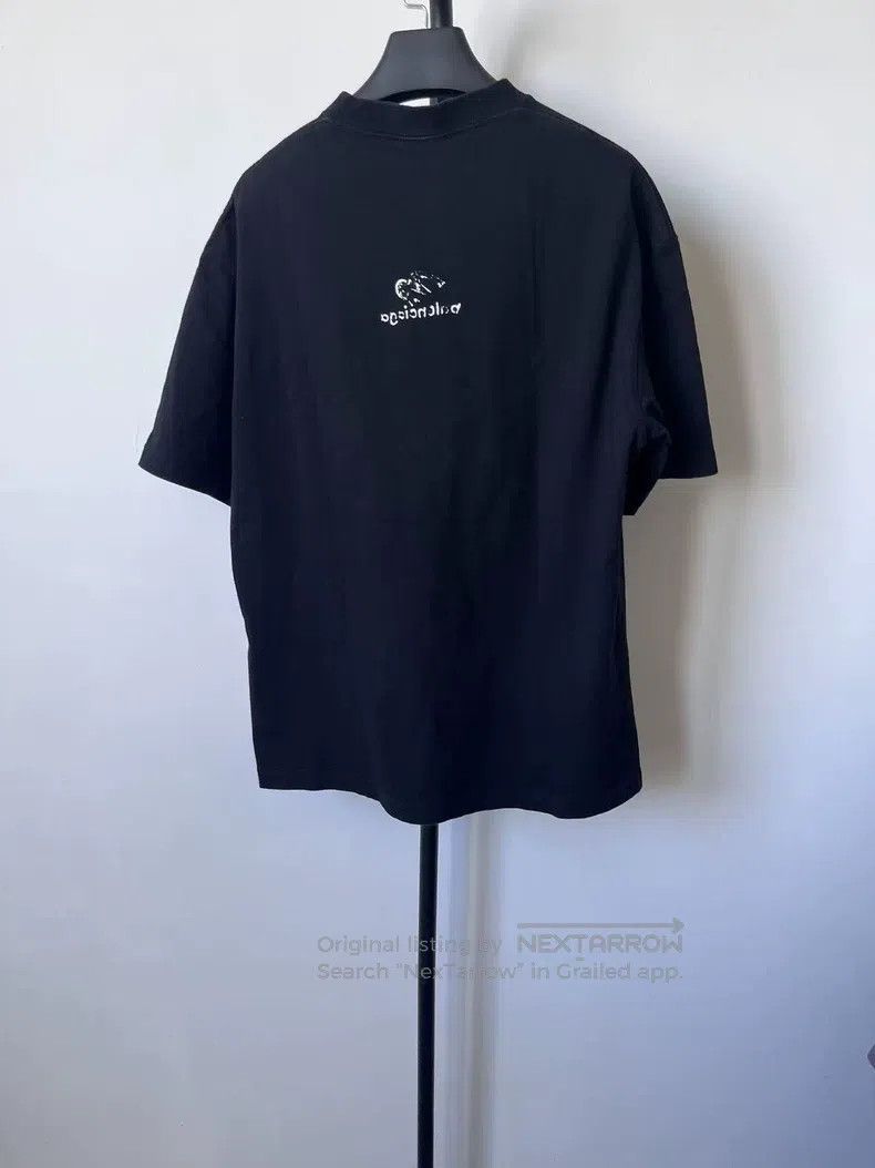 Balenciaga Balenciaga Logo Printed Solid Color Round Neck T-Shirt Size US XS / EU 42 / 0 - 2 Thumbnail