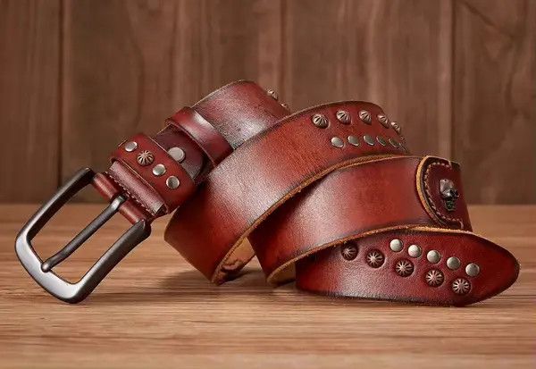 Cowboy Equipment Kokubu x Ezawa 110 cm Real Cowskin Genuine Leather Belt Size ONE SIZE - 8 Thumbnail