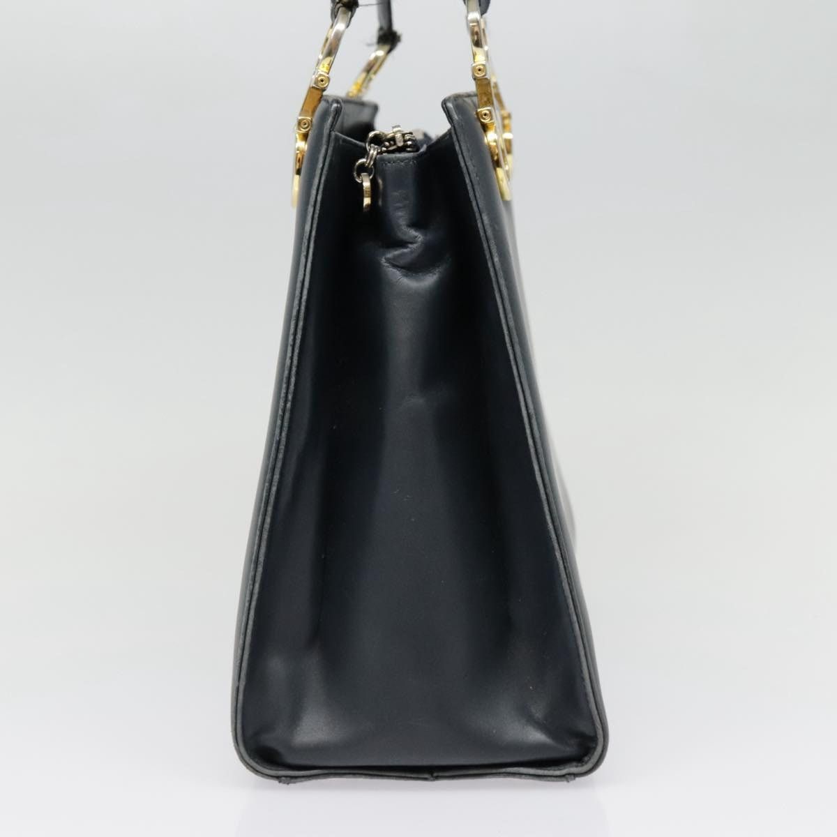 Salvatore Ferragamo Salvatore Ferragamo Gancini Tote Bag Leather Black Gold Size ONE SIZE - 5 Thumbnail