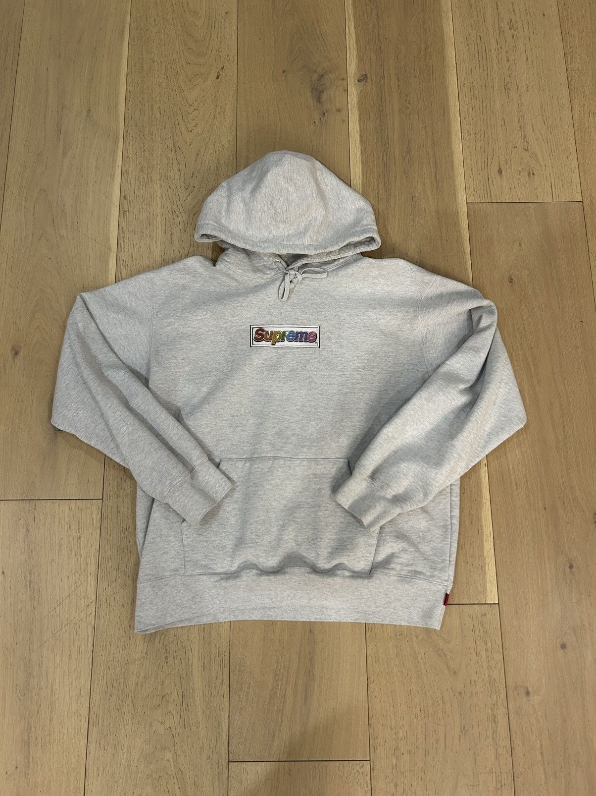 Supreme Bling Box Logo Hooded Sweatshirt Red | ResellZone Supreme