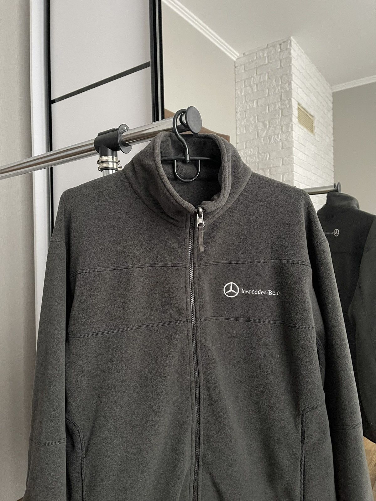 Mercedes-Benz Mercedes Benz Fleece Zip Jacket Vintage 90s Racing Size US M / EU 48-50 / 2 - 3 Thumbnail