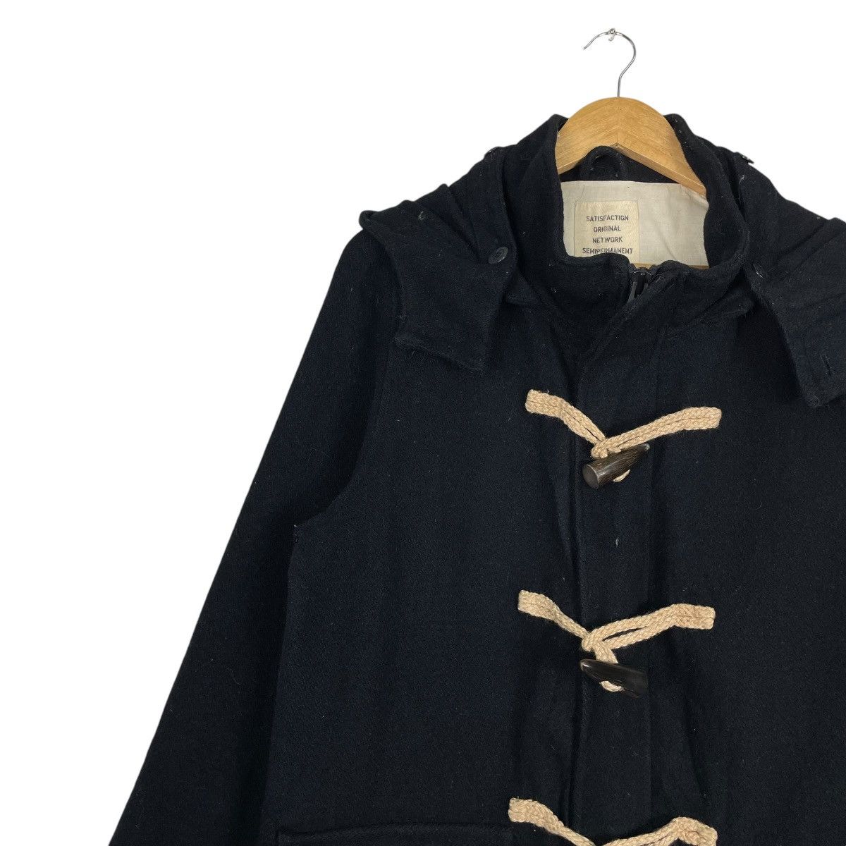 Designer × Issey Miyake × Japanese Brand 💥JPN SONS ARCHIVE TOGGLE HOODIE JACKET Size US M / EU 48-50 / 2 - 6 Thumbnail