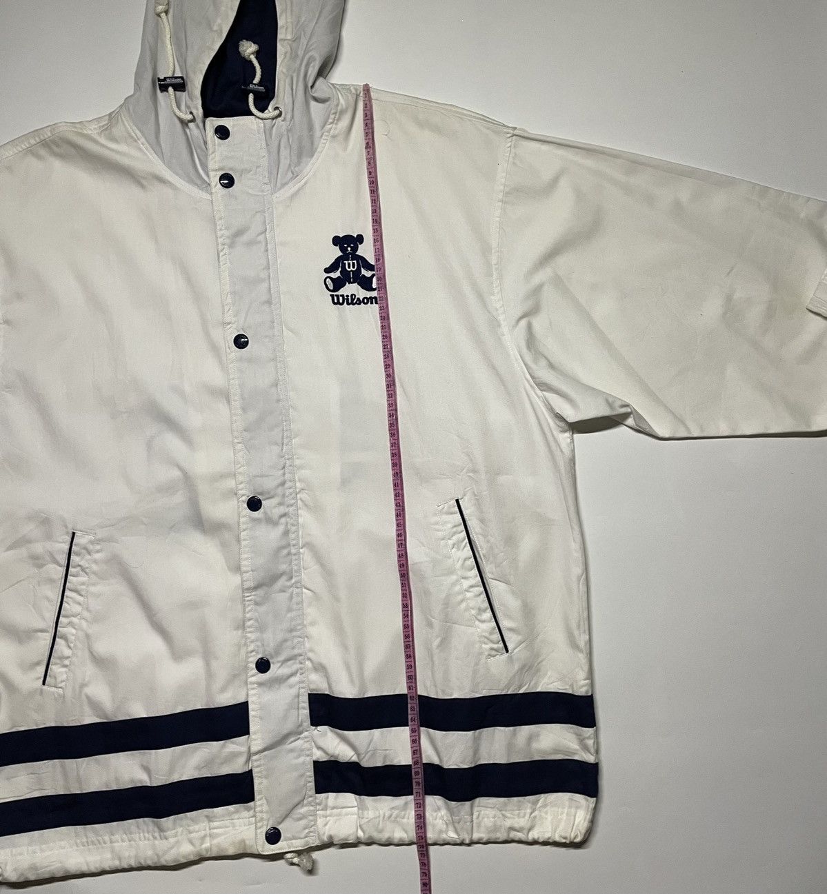 Wilson Wilson 1914 Embroidered Bear biglogo Windbreaker jacket Size US M / EU 48-50 / 2 - 15 Thumbnail