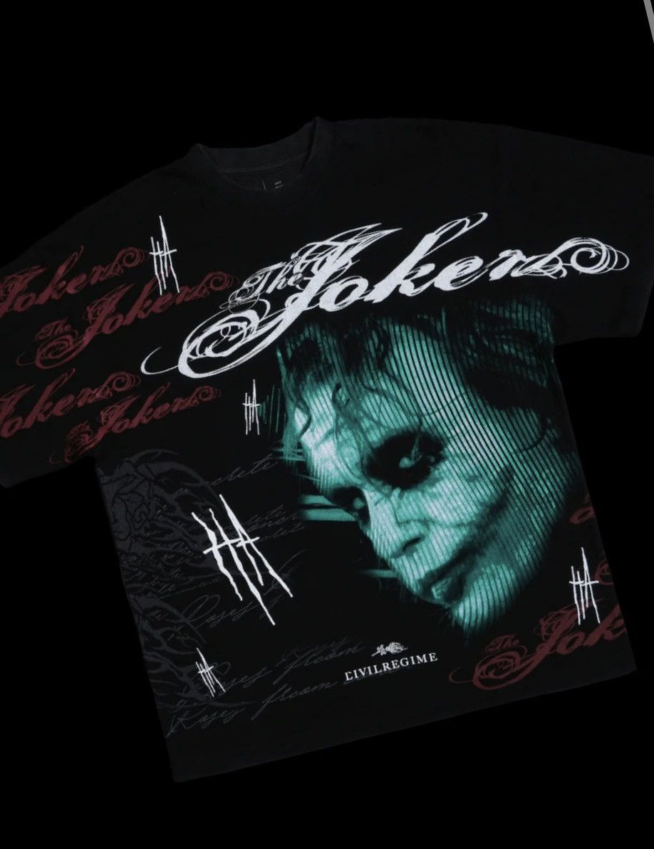 Darc Sport CIVIL REGIME X THE JOKER HEATH LEDGER LAST LAUGH SHIRT Size US XL / EU 56 / 4 - 1 Thumbnail