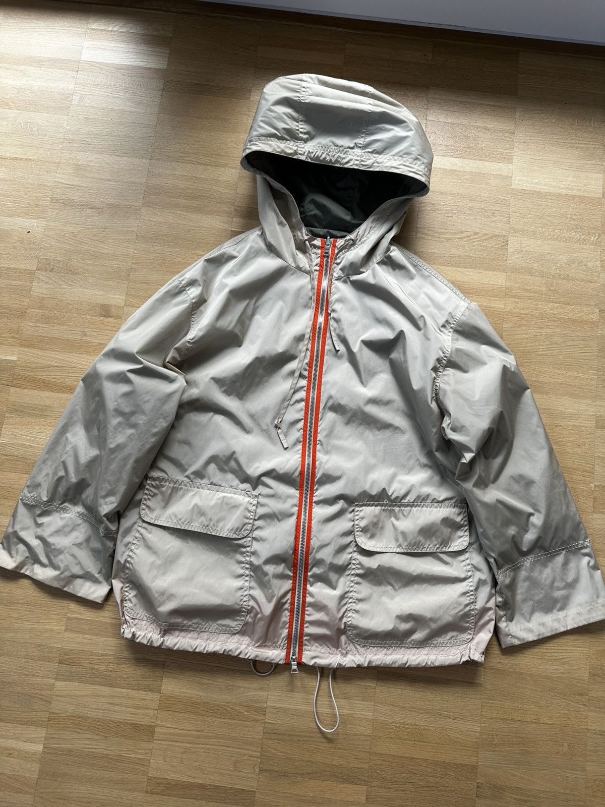 Prada 💥Prada Nylon Tessuto Reversible Jacket 💥 Size L / US 10 / IT 46 - 2 Thumbnail