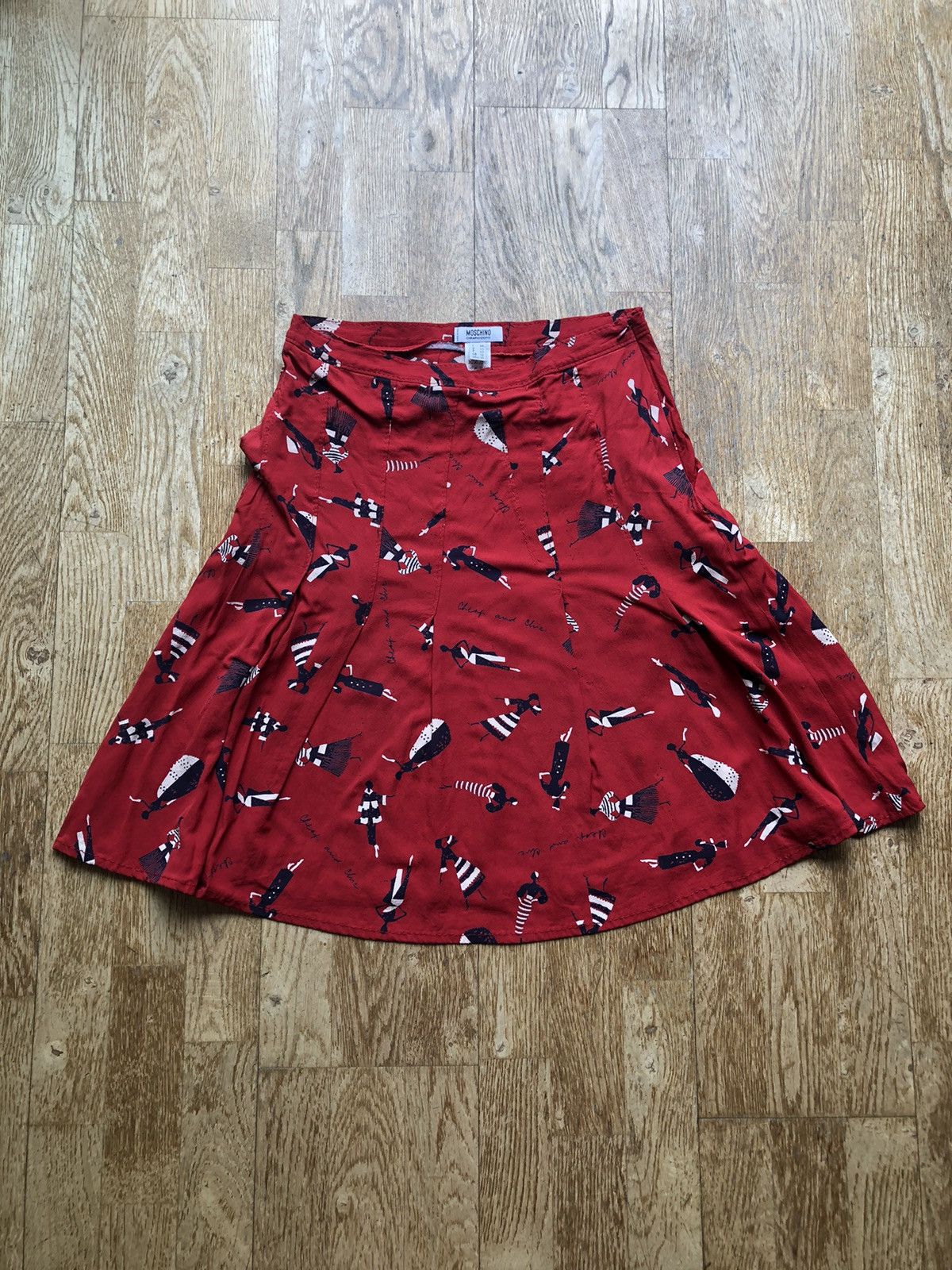 Moschino × Vintage RARE MOSCHINO CHEAP AND CHIC VINTAGE DESIGNER SKIRT DRESS Size 30" / US 8 / IT 44 - 1 Thumbnail