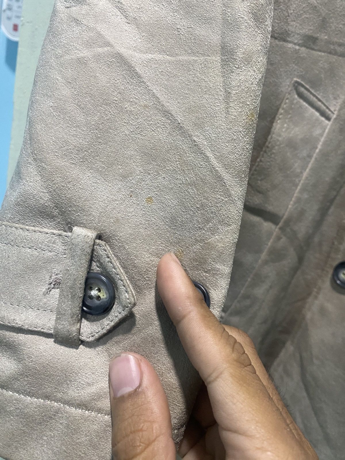 Tornado Mart Tornado Mart Suede Double Breasted Jacket Size US L / EU 52-54 / 3 - 11 Thumbnail