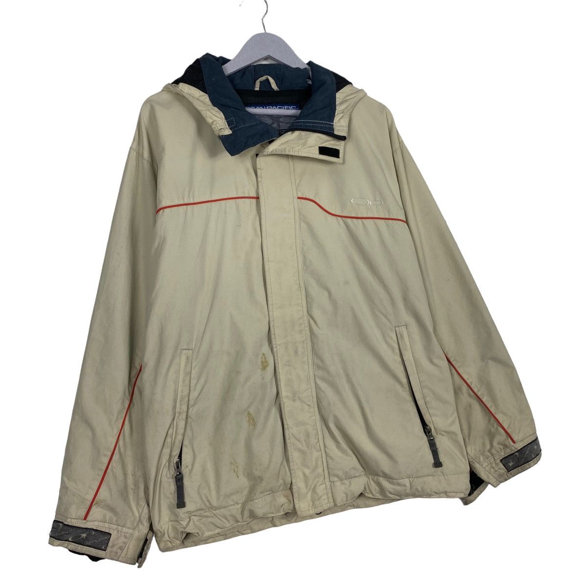 Billabong × Ocean Pacific × Quiksilver Vintage 90s Ocean Pacific Hoodies Jacket Size US L / EU 52-54 / 3 - 3 Thumbnail