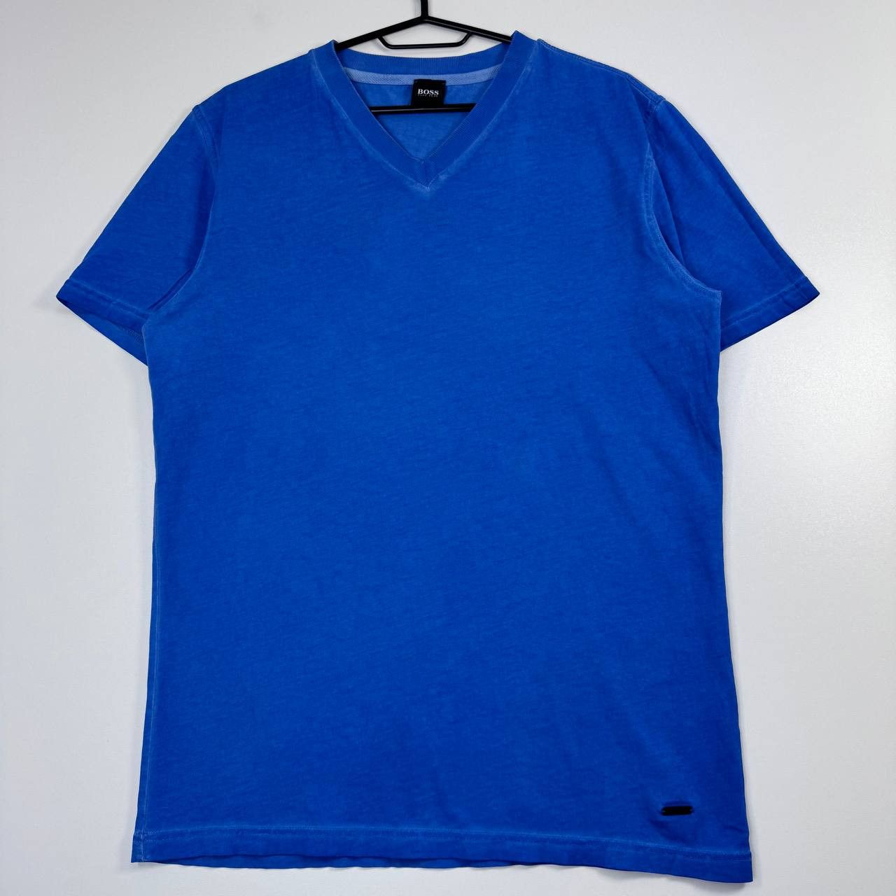 Hugo Boss Hugo Boss V Neck T-Shirt Blue Designer Casual Mens Size M Size US M / EU 48-50 / 2 - 1 Thumbnail