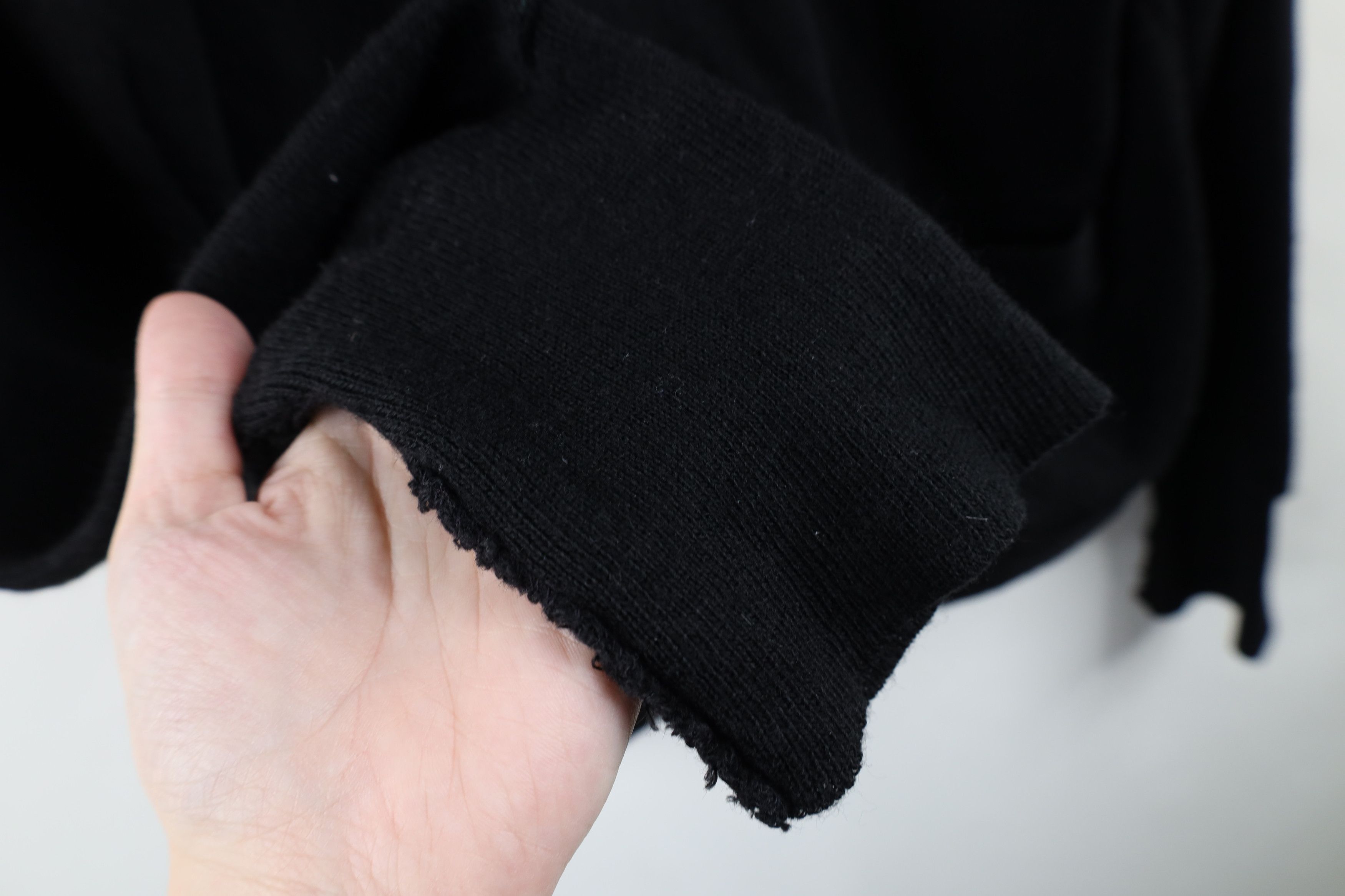 Vintage Vintage 50s Streetwear Button Cardigan Sweater Black USA Size US L / EU 52-54 / 3 - 8 Thumbnail