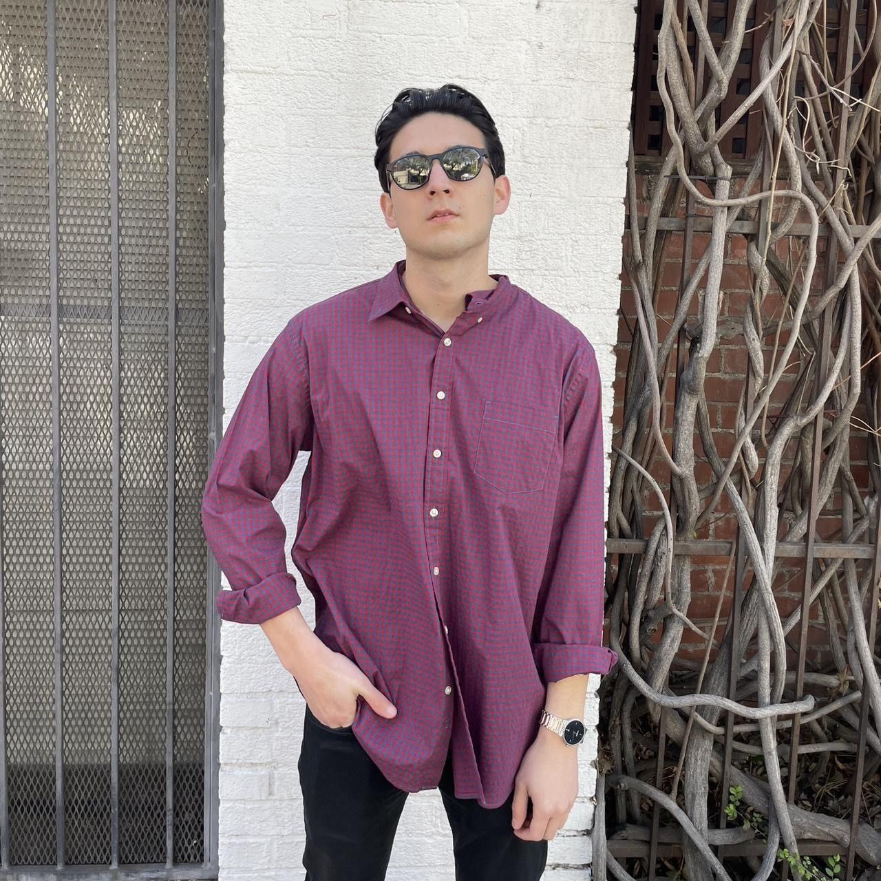 Carhartt × Sonoma × Zara Sonoma men’s burgundy plaid button up shirt sz XXL Size US XXL / EU 58 / 5 - 2 Thumbnail
