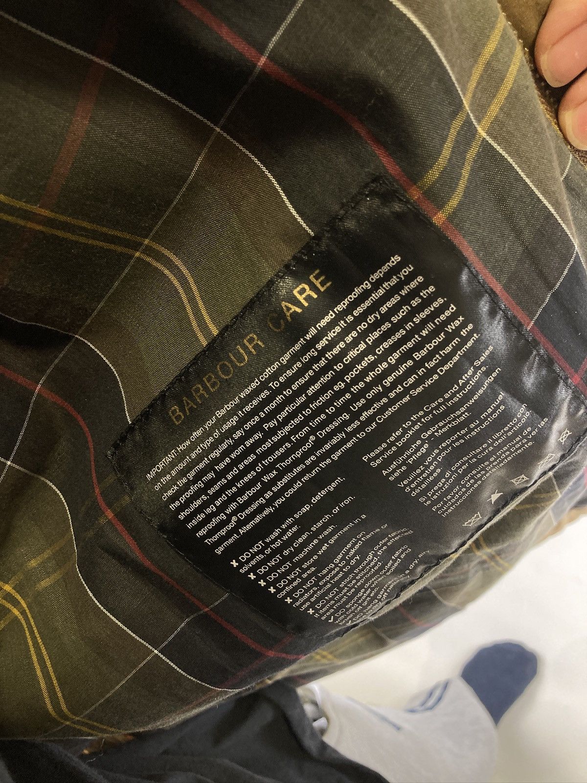 Barbour × Designer × Vintage Vintage Barbout coat jacket Size US L / EU 52-54 / 3 - 8 Thumbnail