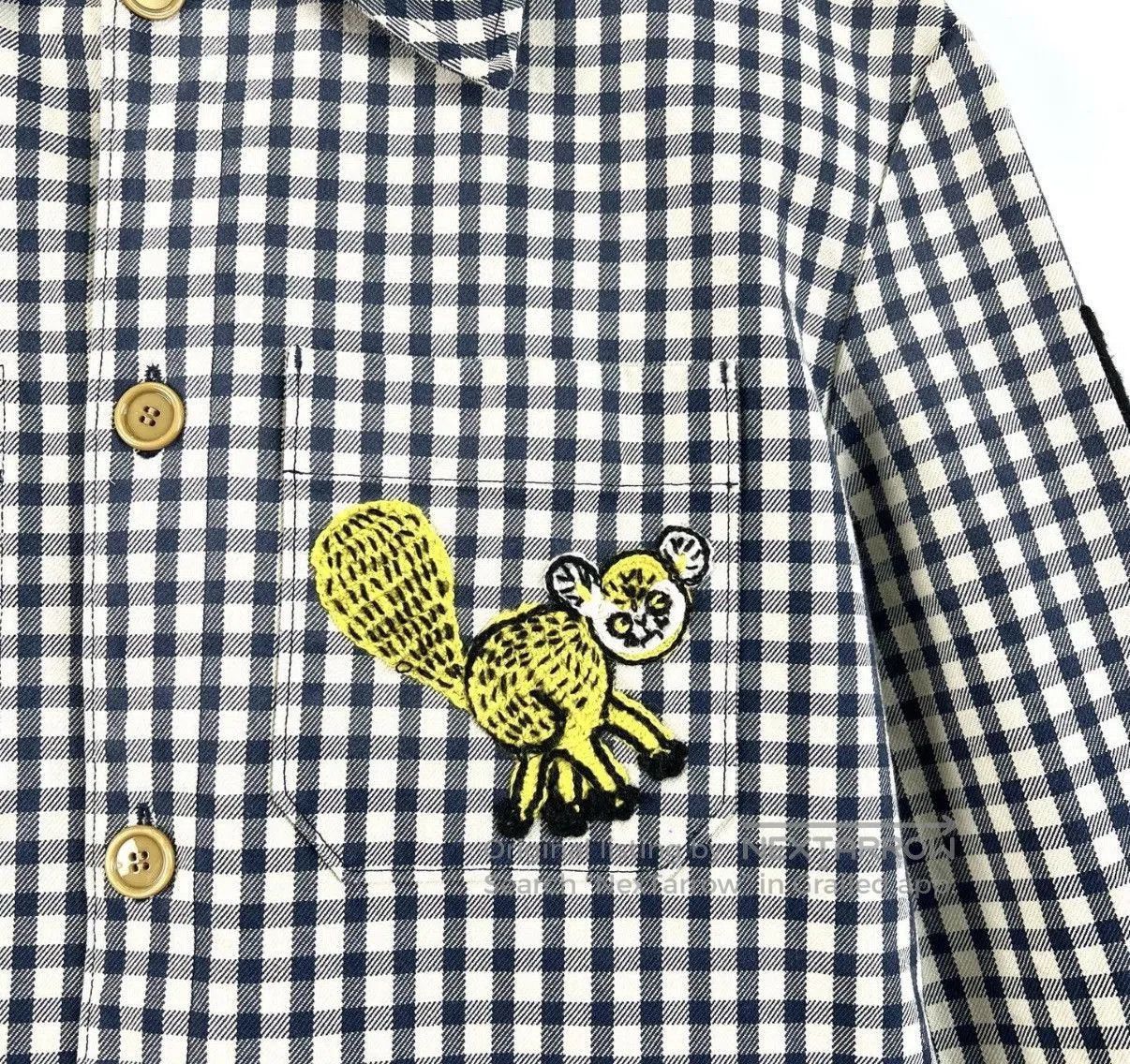 Gucci Black Checkered Long Sleeve Button-Up Shirt. Size US S / EU 44-46 / 1 - 6 Thumbnail