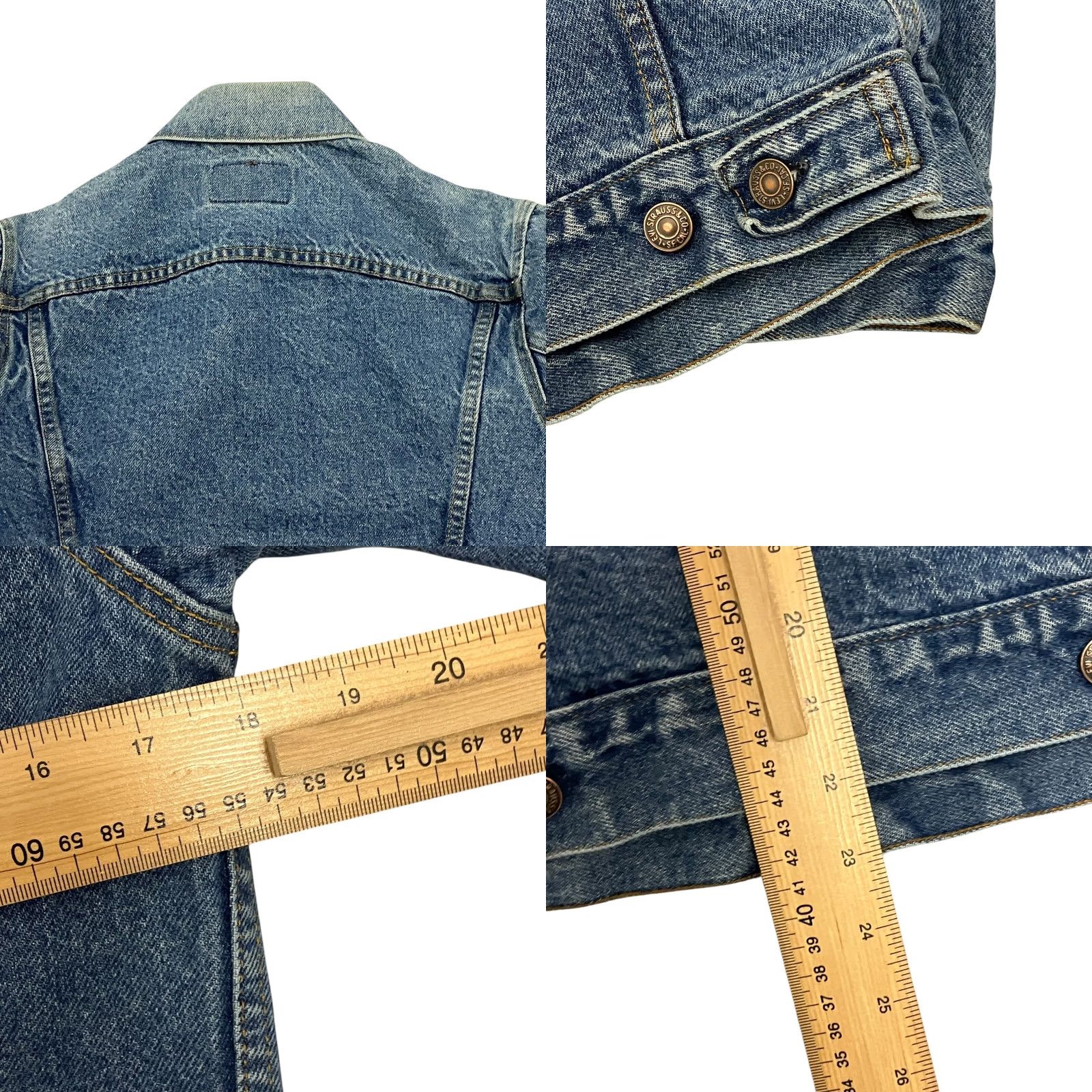 Levi's Vintage Levi'S 70506 Denim Jacket Mens Small 36 Blue Trucker USA Size US S / EU 44-46 / 1 - 8 Thumbnail