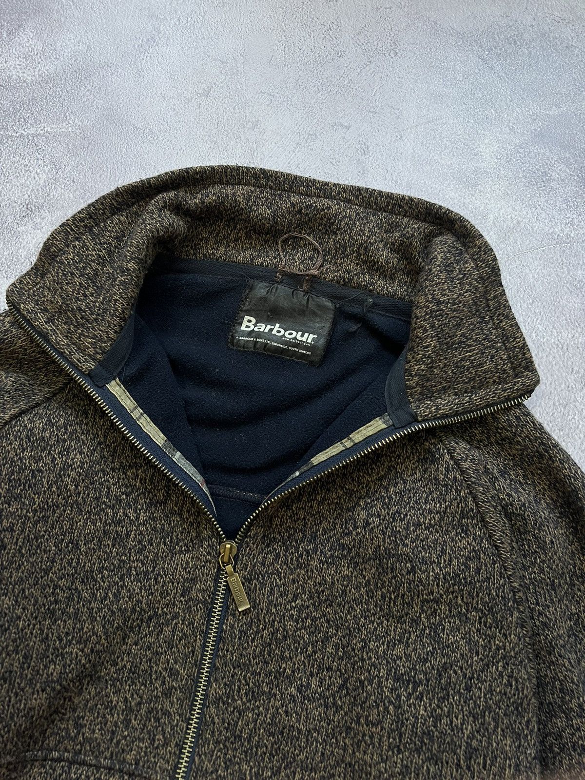 Barbour × Vintage Vintage Barbour SWALEDALE FLEECE Jacket Men's S-M Size US M / EU 48-50 / 2 - 7 Thumbnail