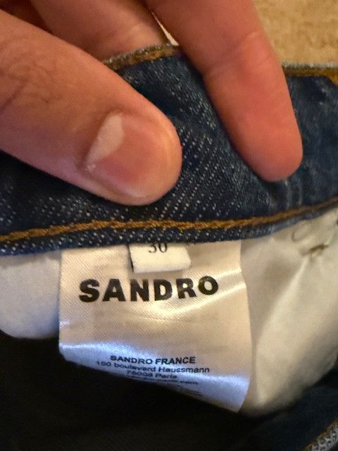Sandro tie dye denim sandro straight fit Size US 30 / EU 46 - 5 Thumbnail