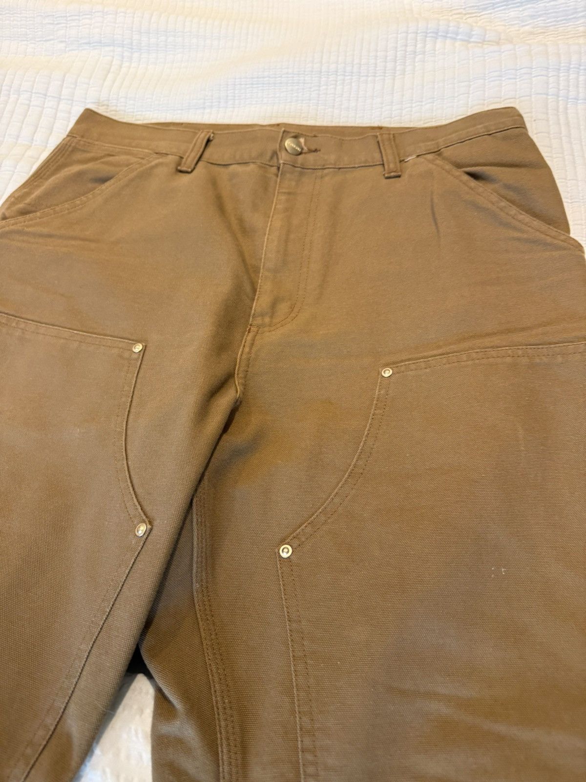 Carhartt CARHARTT DOUBLE KNEE BROWN PANTS Size US 32 / EU 48 - 2 Thumbnail