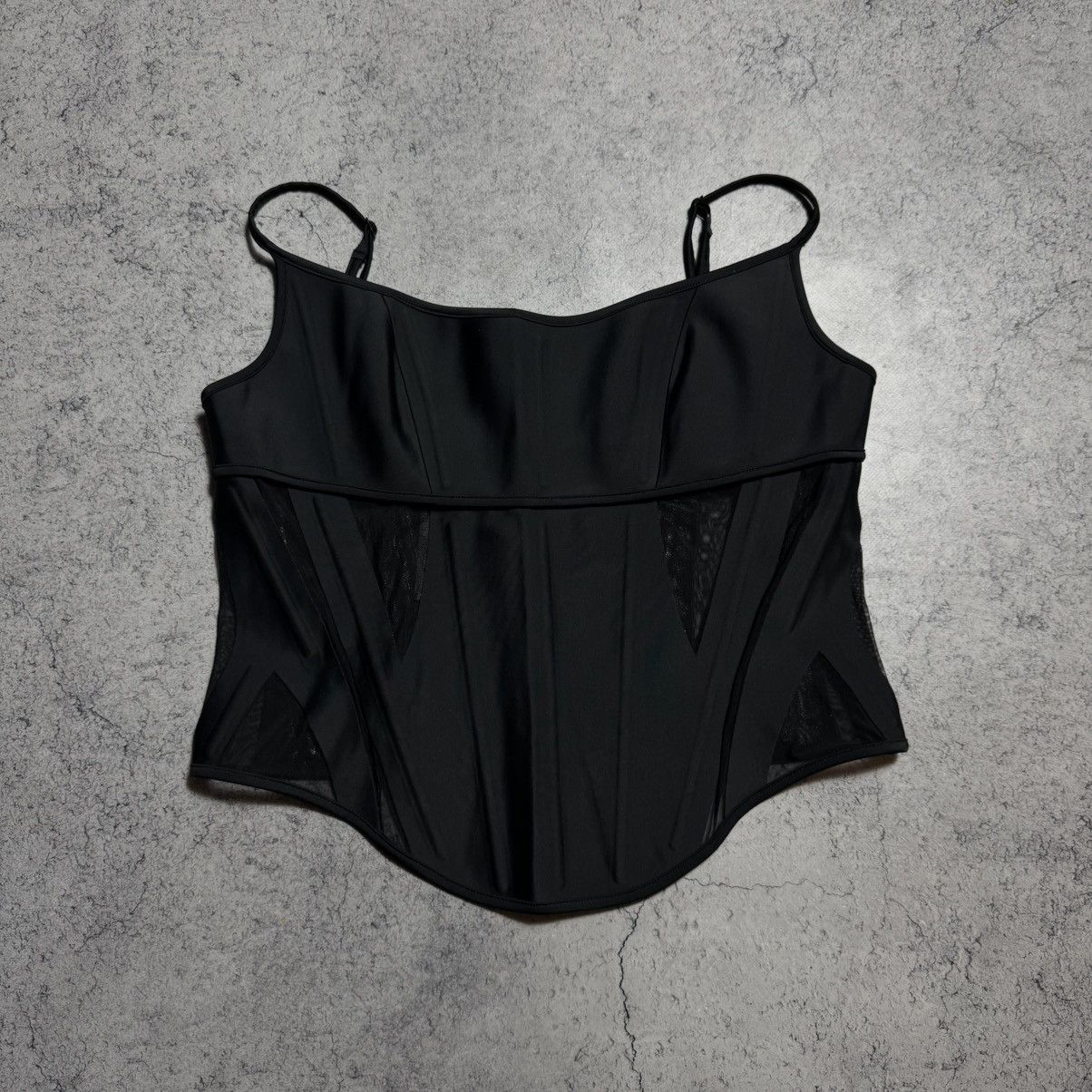 Mugler Rare Mugler H&M Black Corset Top Size L / US 10 / IT 46 - 1 Thumbnail