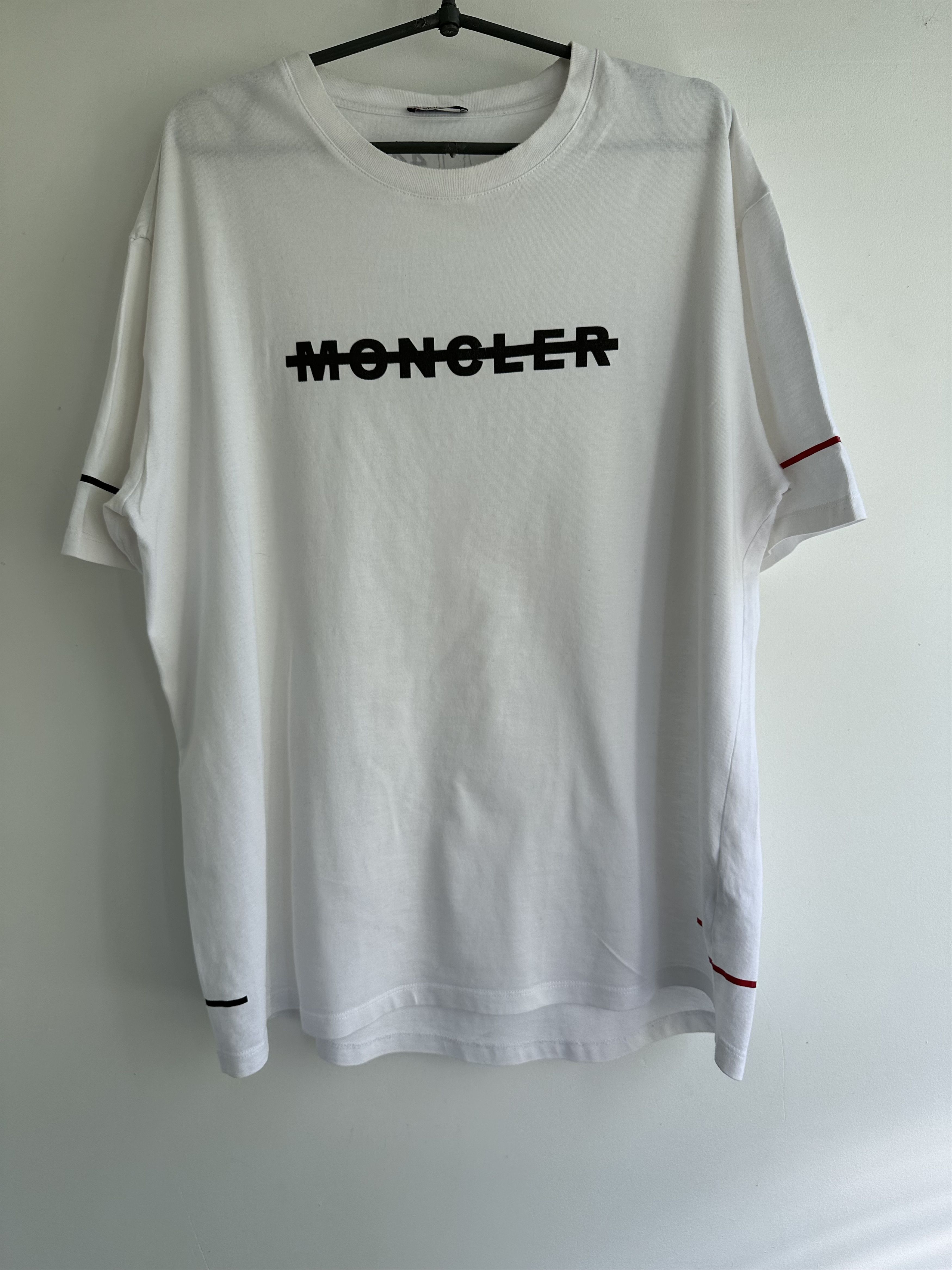 image of Moncler T Shirt in White, Men's (Size XL)