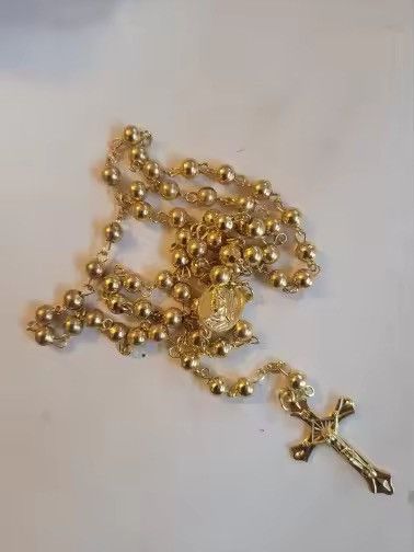 Jewelry Saint Benedict Rosary Necklace Chain Catholic Church Jesus Size ONE SIZE - 2 Thumbnail