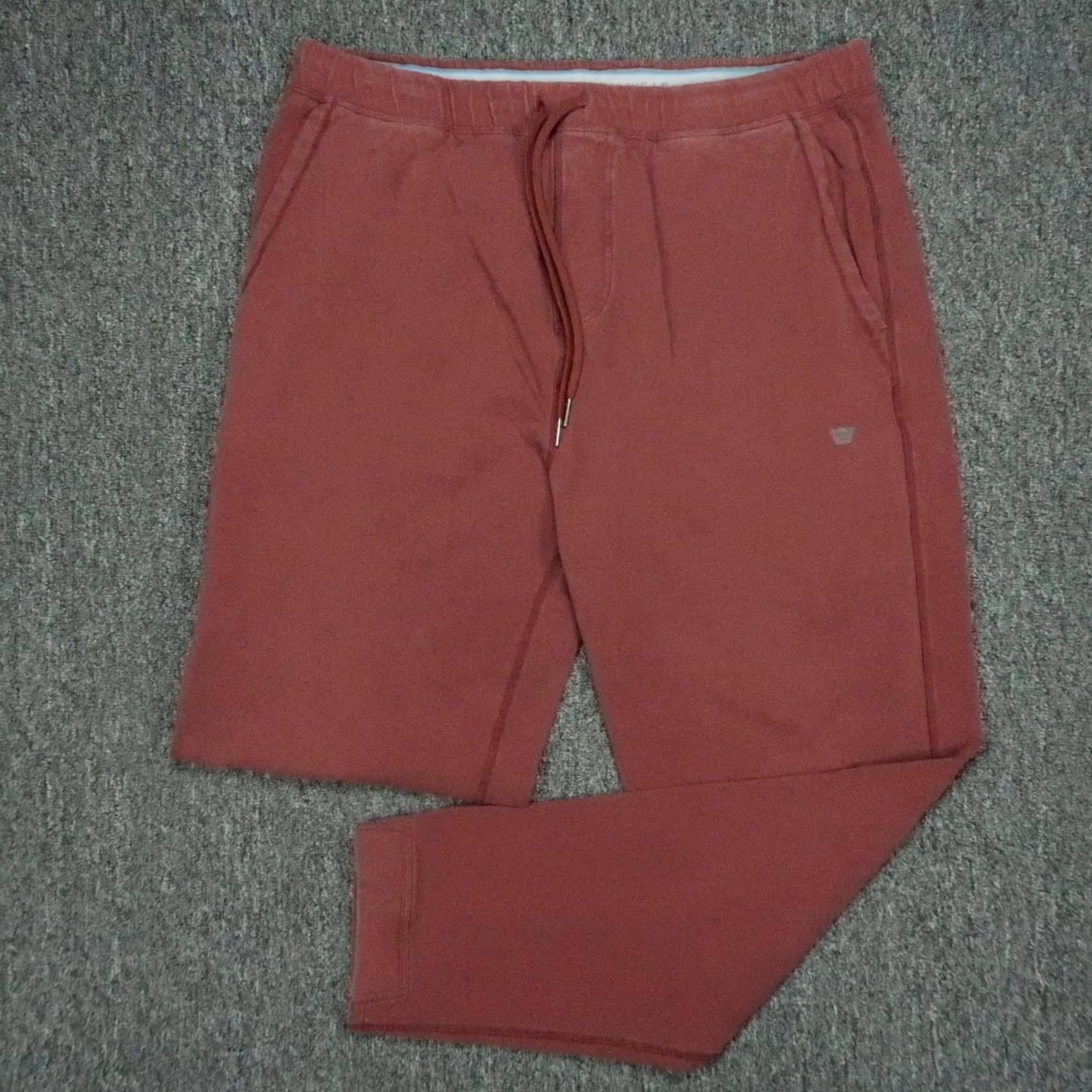 Vintage Mack Weldon Pants Mens 2XL Red Athletic Tapered Jogger Pockets Zip Pocket Inseam 31in Elastic Waist Casual Activewear Shirtless? Size US 39 - 2 Thumbnail