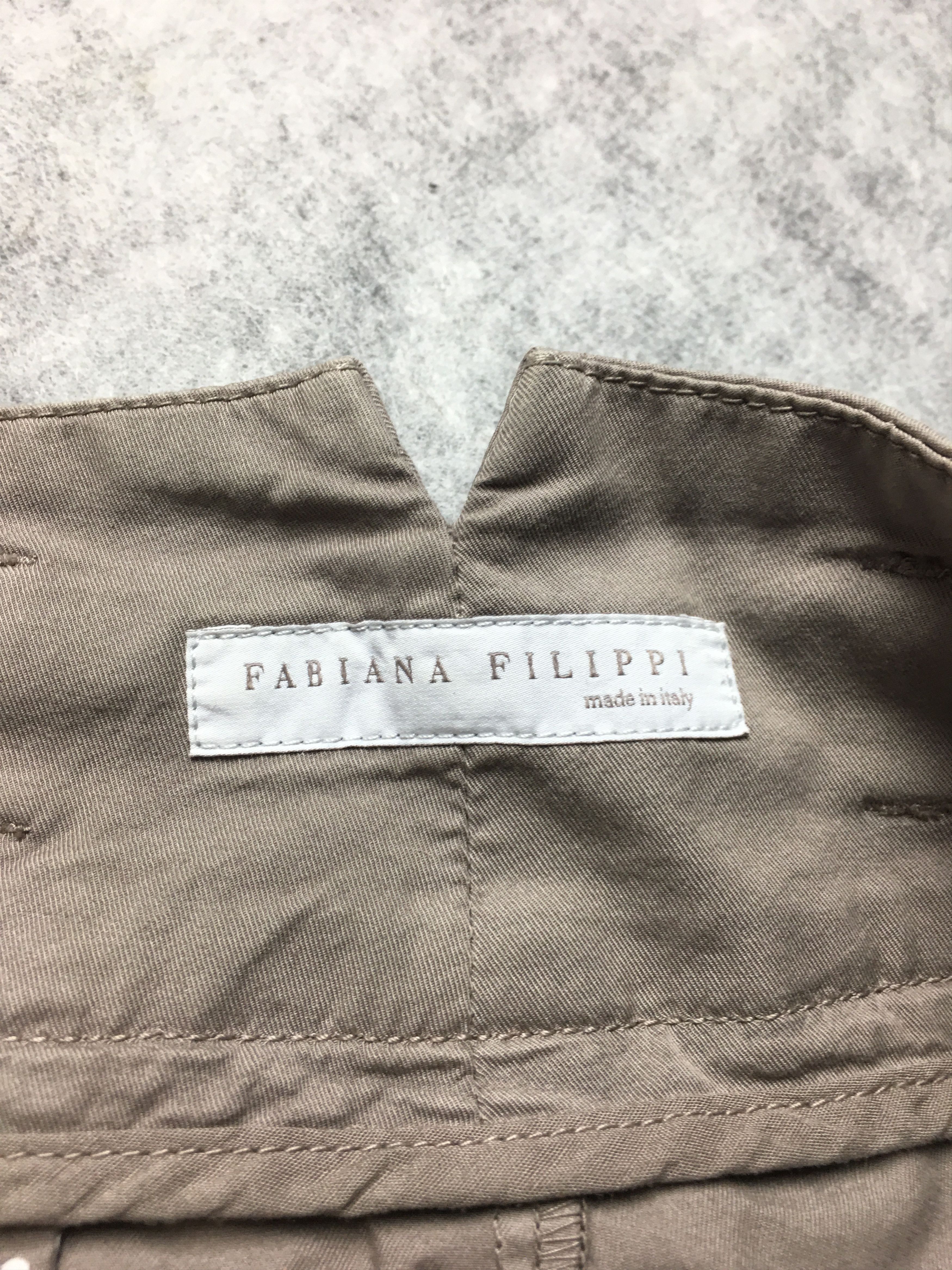 Fabiana Filippi Fabiana Filippi Beige Cotton Womens Skirt Size 30" / US 8 / IT 44 - 9 Thumbnail