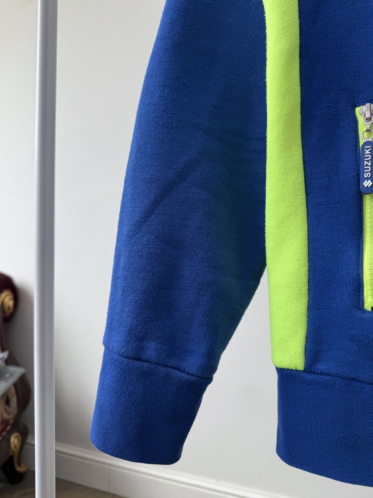 Other Vintage Suzuki MotoGP Team Jacket Mens Blue Full Zip Racing Size US XL / EU 56 / 4 - 9 Thumbnail