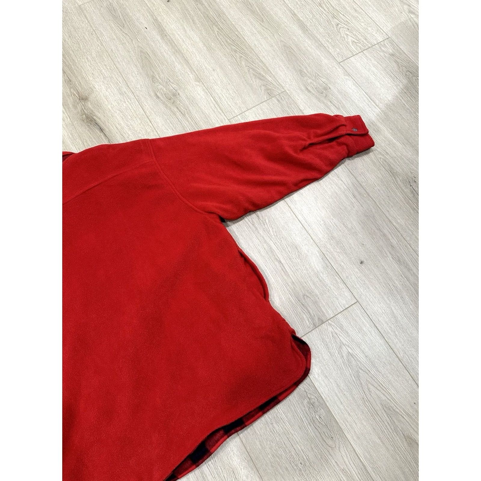 Marlboro VINTAGE Marlboro Unlimited Pullover 1/4 Zip Fleece Reversible Red Plaid NWT XL Size US XL / EU 56 / 4 - 7 Thumbnail
