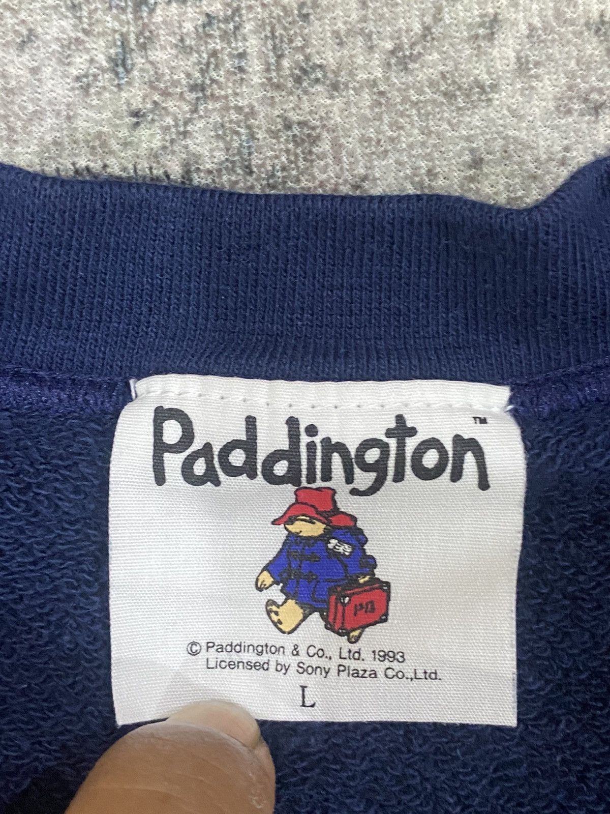 Cartoon Network × Vintage RARE PADDINGTON BEAR SWEATSHIRT NICE DESIGN Size US L / EU 52-54 / 3 - 6 Thumbnail