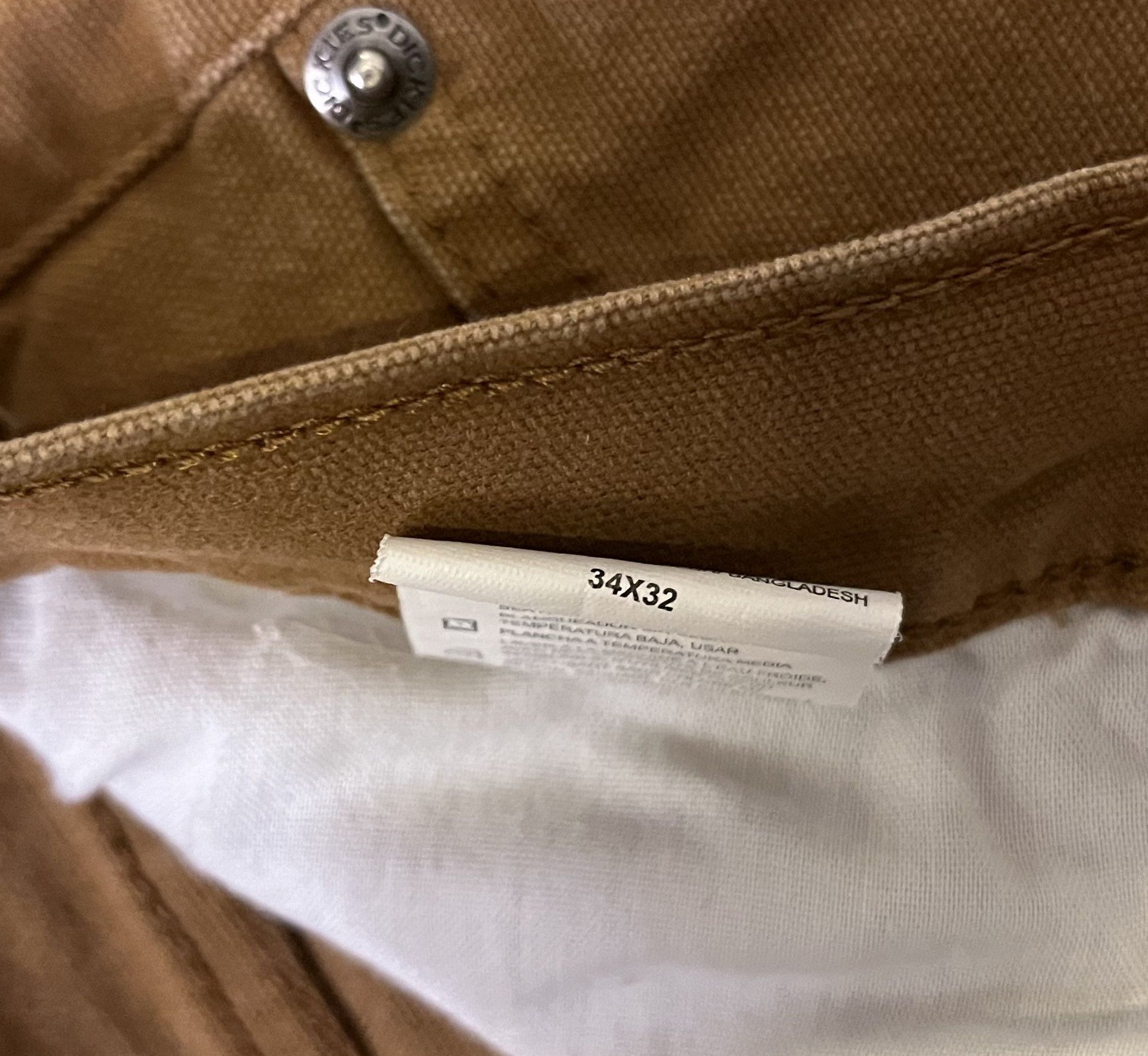 Dickies Vintage Light Brown Dickie's Workpants Size US 34 / EU 50 - 4 Thumbnail