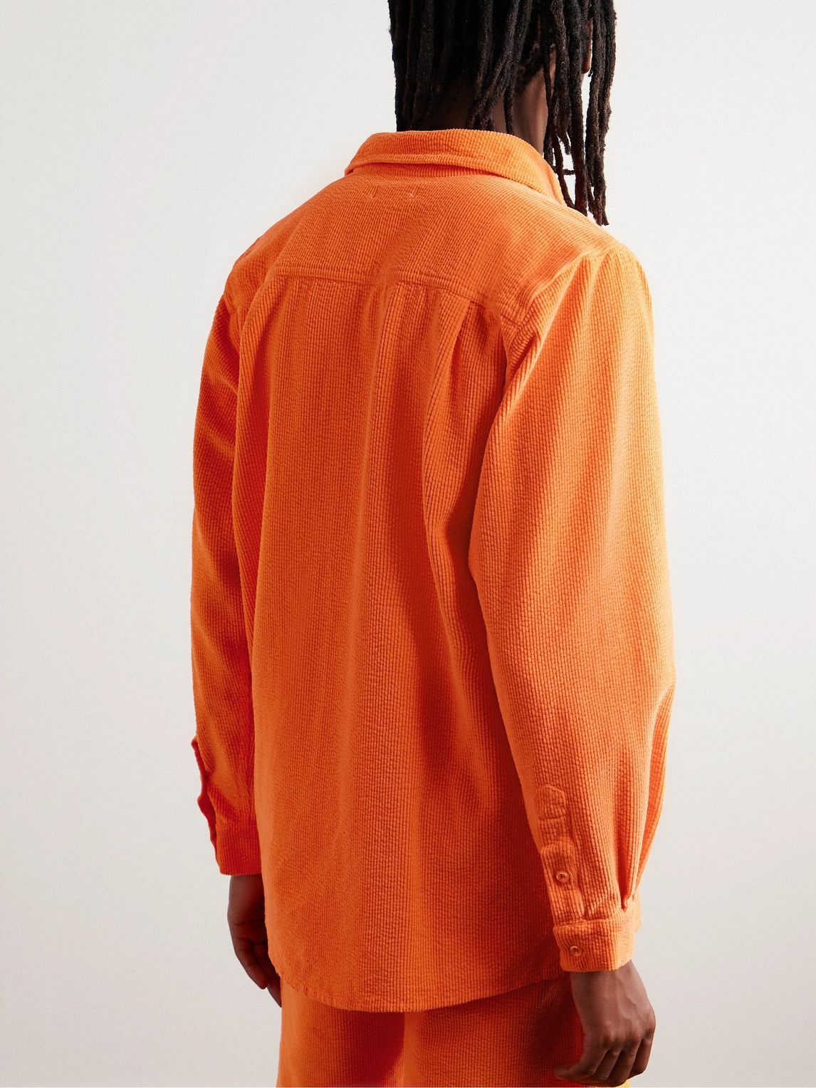 ERL o1y0125 Solid Color Shirt in Orange Size US L / EU 52-54 / 3 - 3 Thumbnail