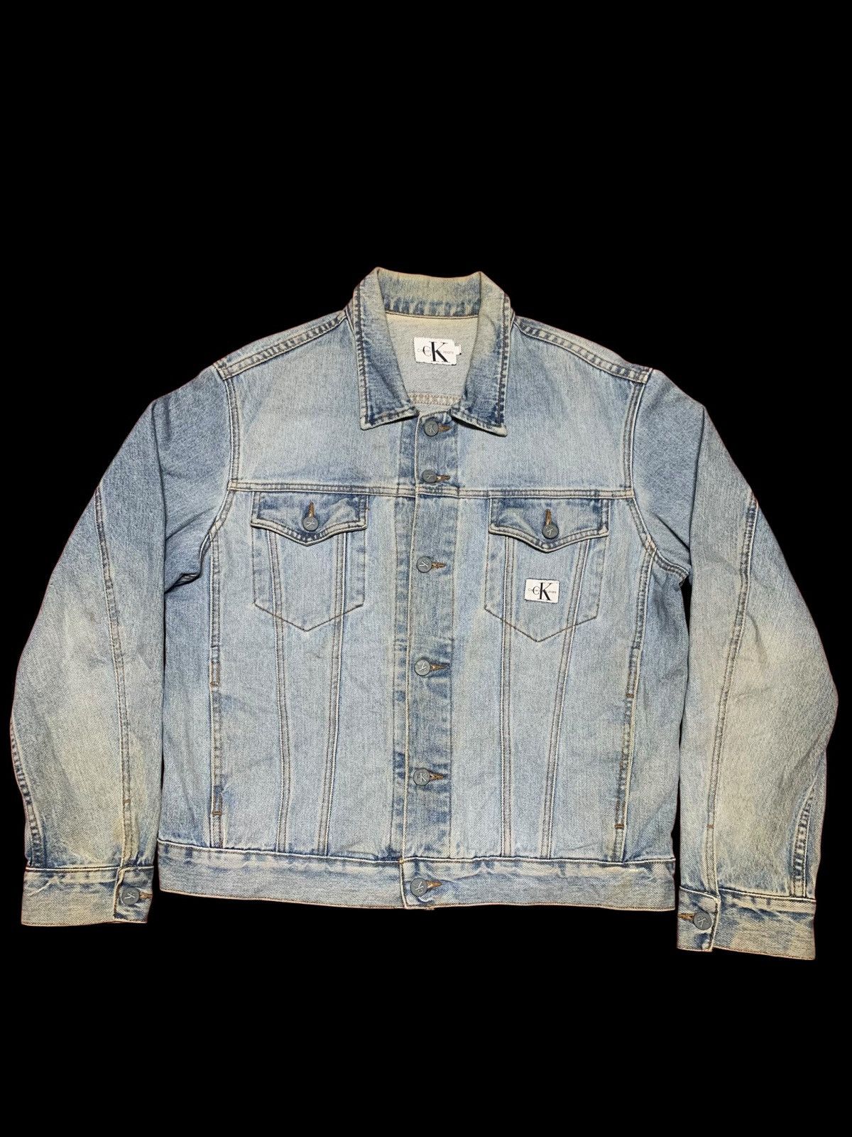 Calvin Klein Vintage Calvin Klein Denim Jacket Size US L / EU 52-54 / 3 - 1 Thumbnail