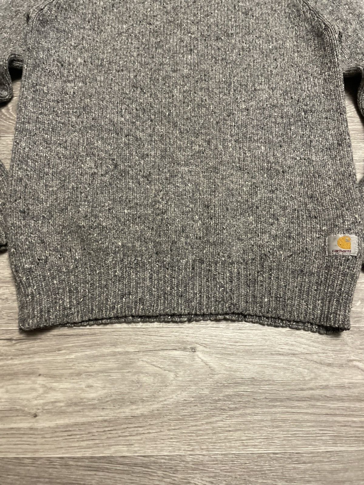 Carhartt Vintage Carhartt Gray Wool Knit Anglistic Sweater Size US S / EU 44-46 / 1 - 8 Thumbnail