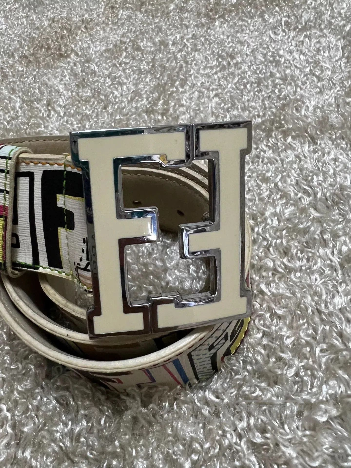 Fendi Fendi Men's Leather Belt. Size ONE SIZE - 4 Thumbnail