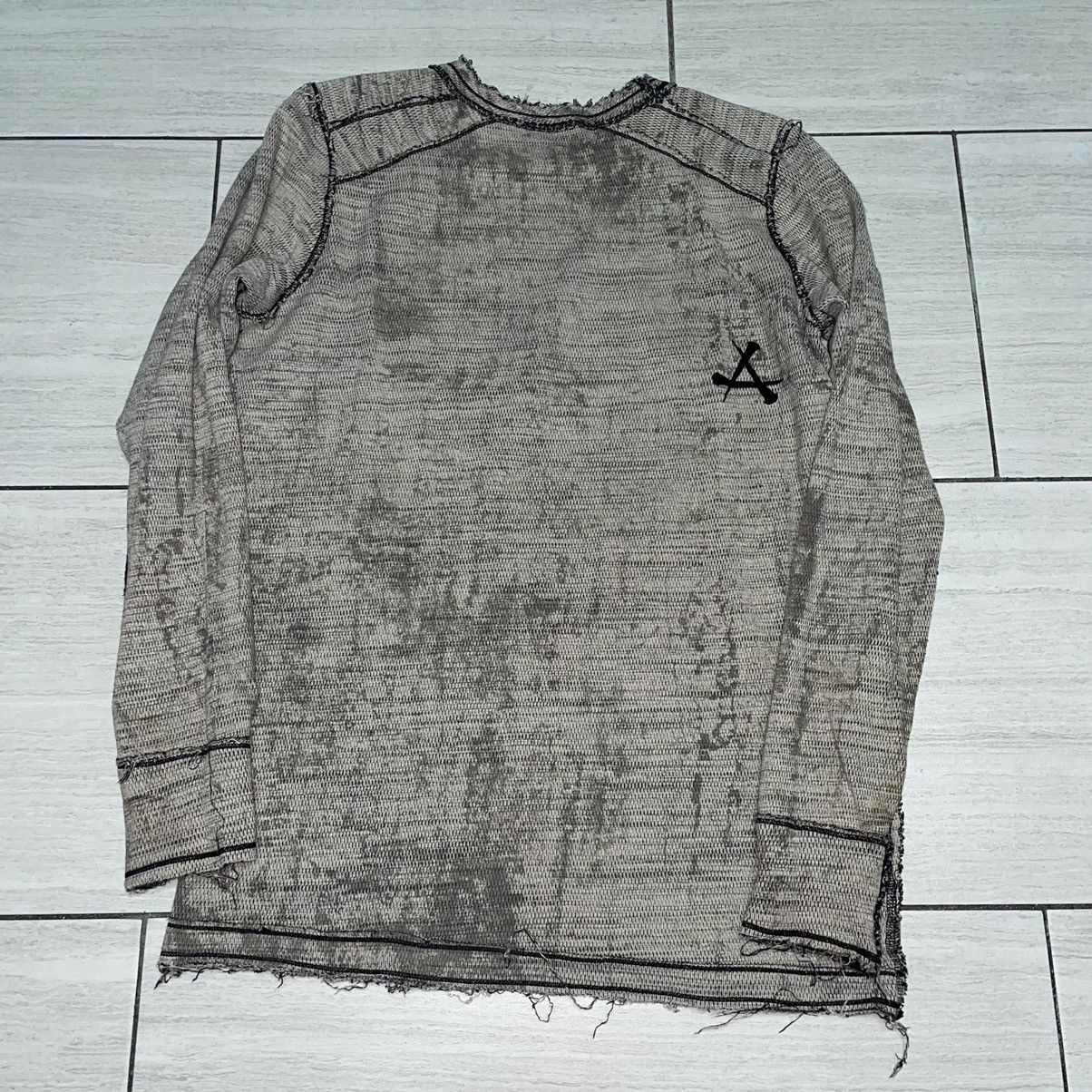 Affliction Affliction Chrome Skull and Bones Reversible Longsleeve Size US M / EU 48-50 / 2 - 6 Thumbnail