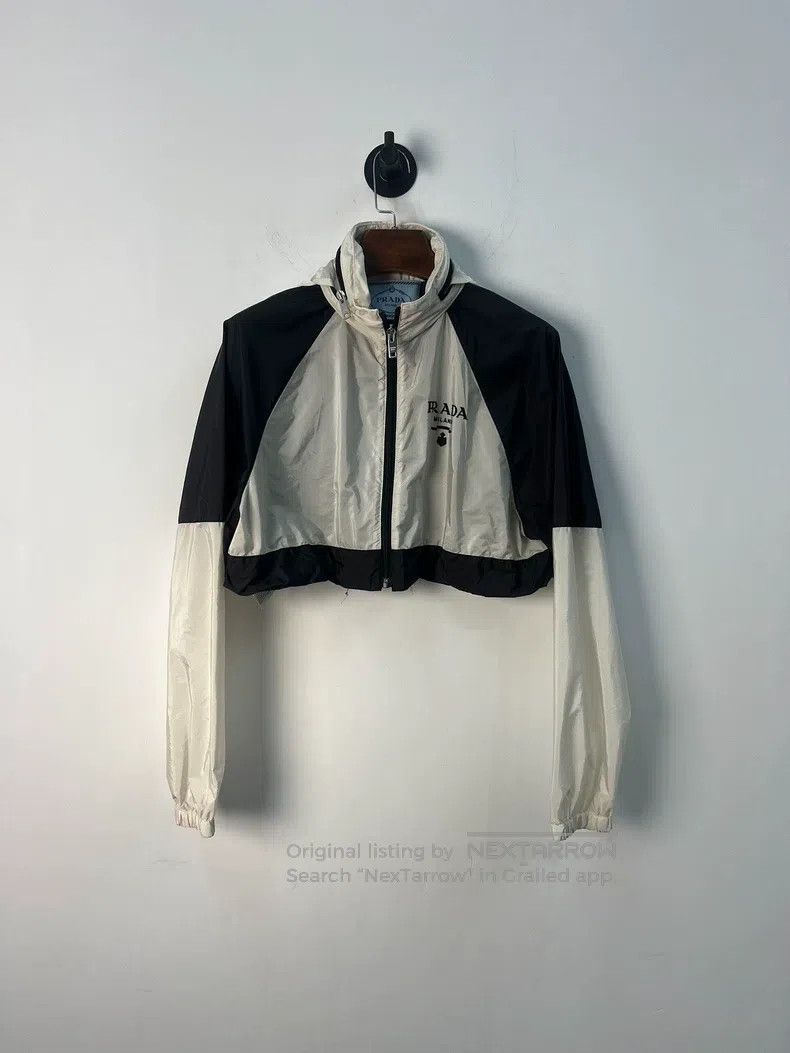 Prada Prada Black and white colour-blocked short coat Size XS / US 0-2 / IT 36-38 - 1 Thumbnail