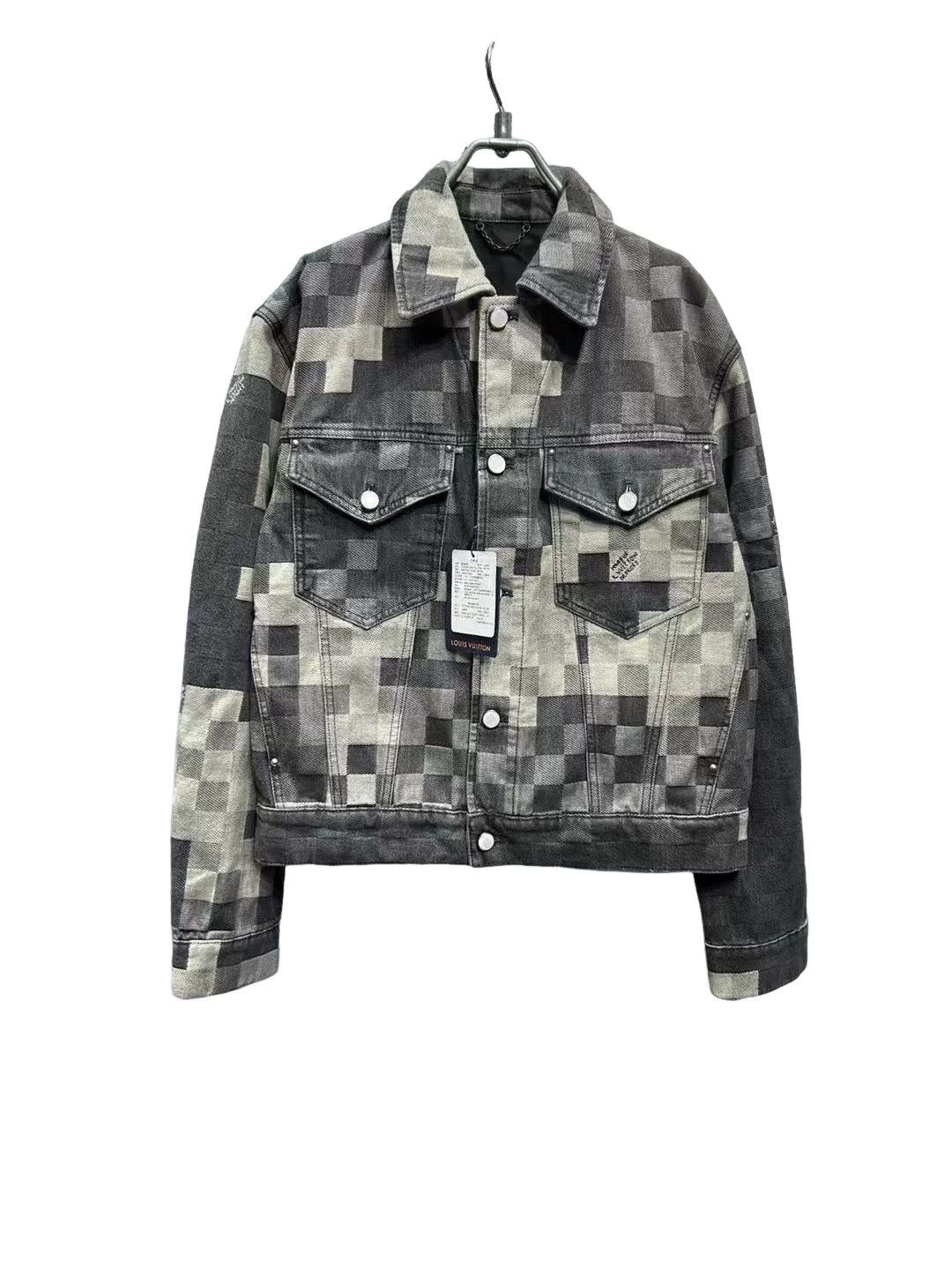 Louis Vuitton Louis Vuitton Mosaic Damier Denim Jacket 48 Size US M / EU 48-50 / 2 - 1 Thumbnail