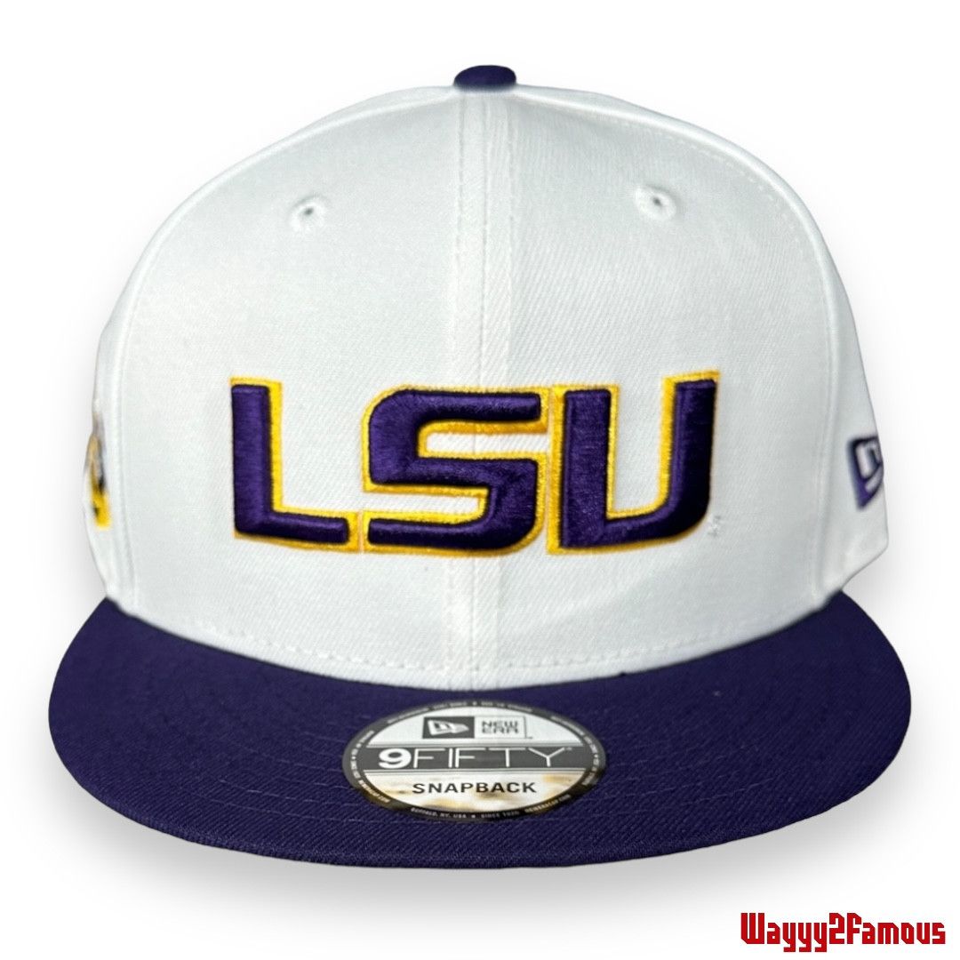 image of NCAA x New Era Lsu Tigers Snapback NWT in White/Purple, Men's