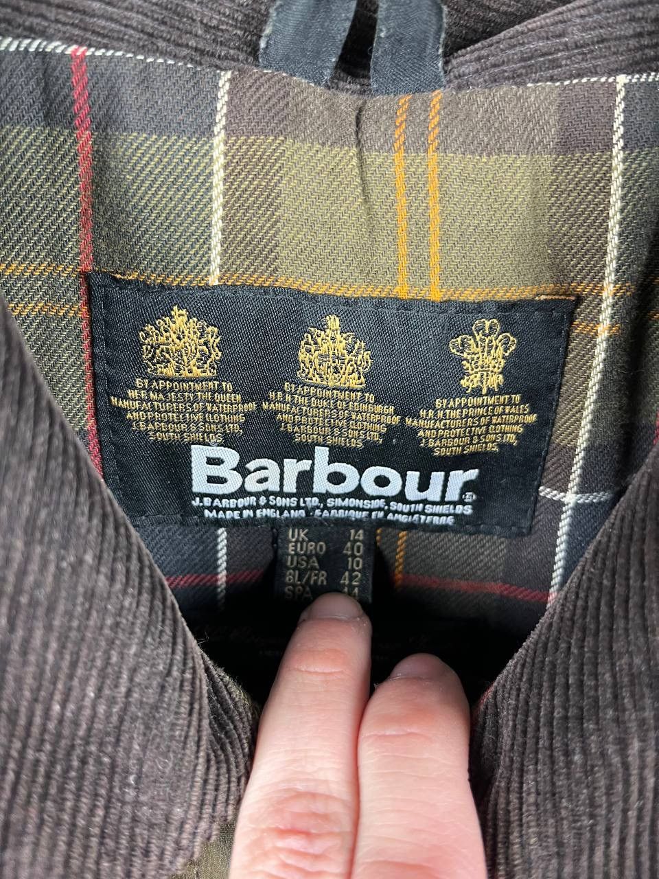 MENS Barbour Corbridge waxed Jacket Size M streetwear
