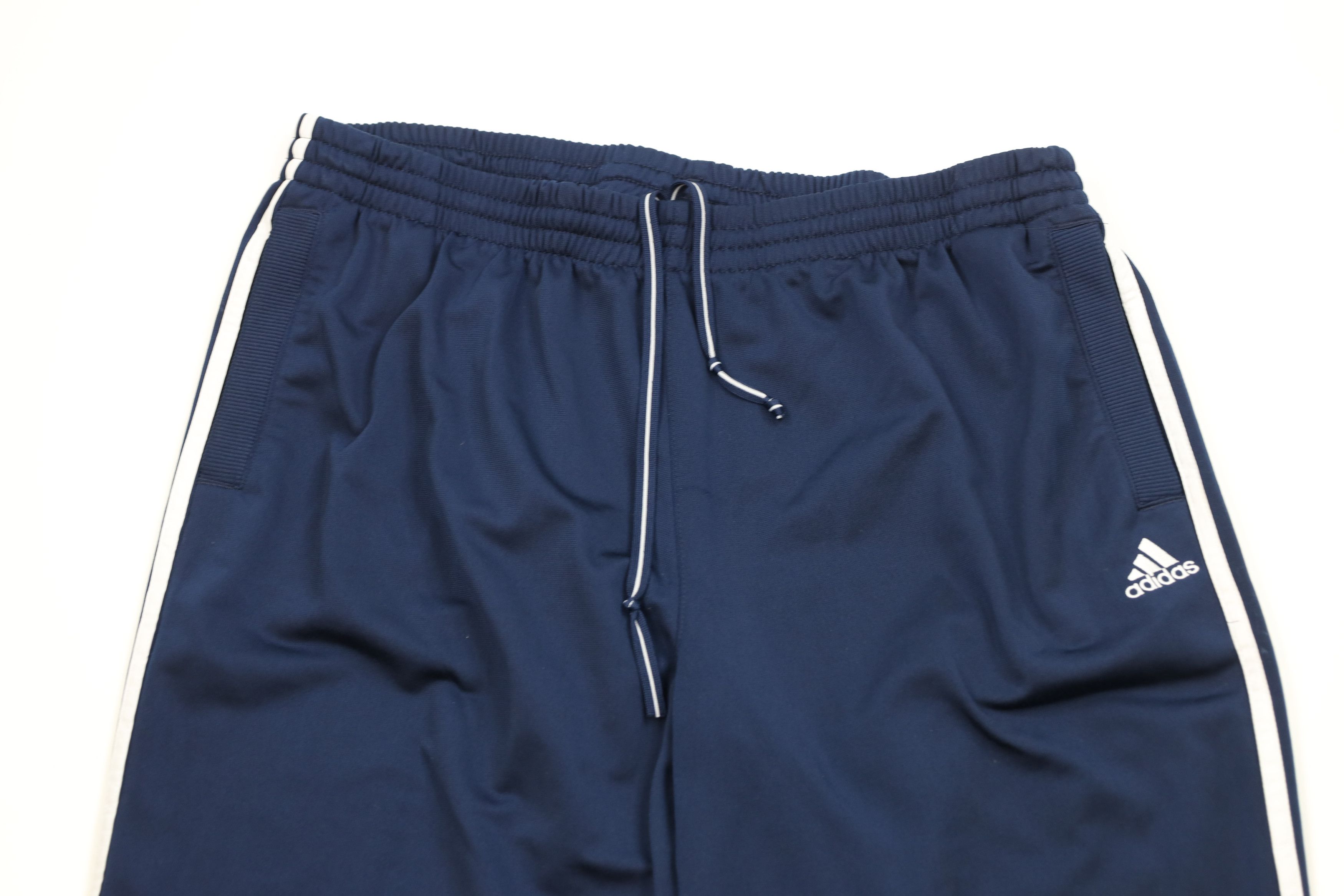 Adidas Vintage Y2K Adidas Striped Wide Leg Sweatpants Pants Blue Size US 40 / EU 56 - 2 Thumbnail