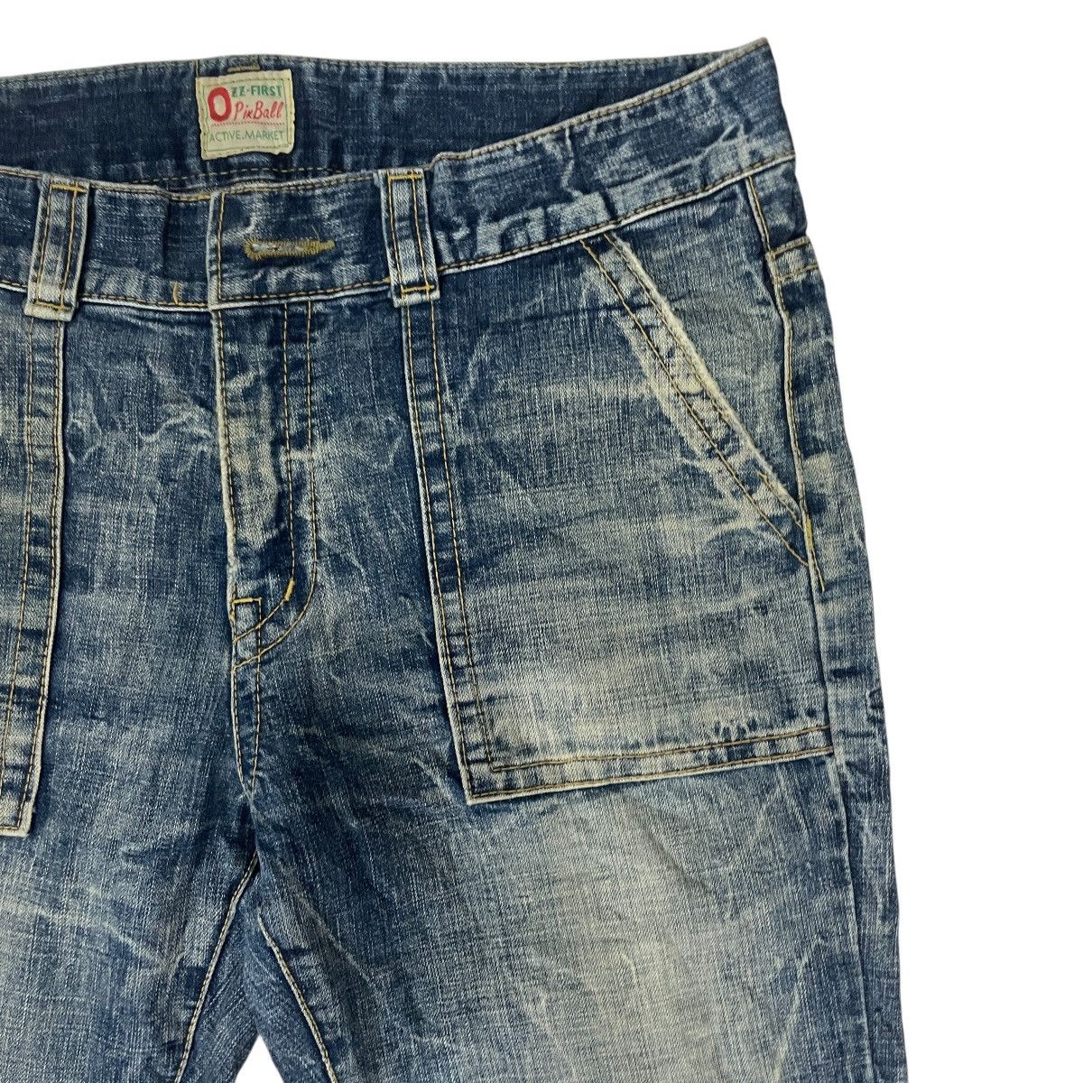Other Vintage Pinball Workwear Denim Jeans Size US 35 - 3 Thumbnail