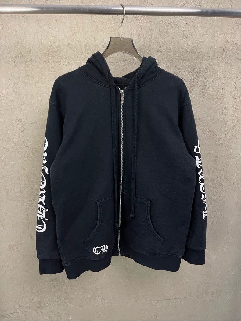 Chrome Hearts Chrome Hearts Black Zip-Up Hoodie Size US XXL / EU 58 / 5 - 1 Thumbnail