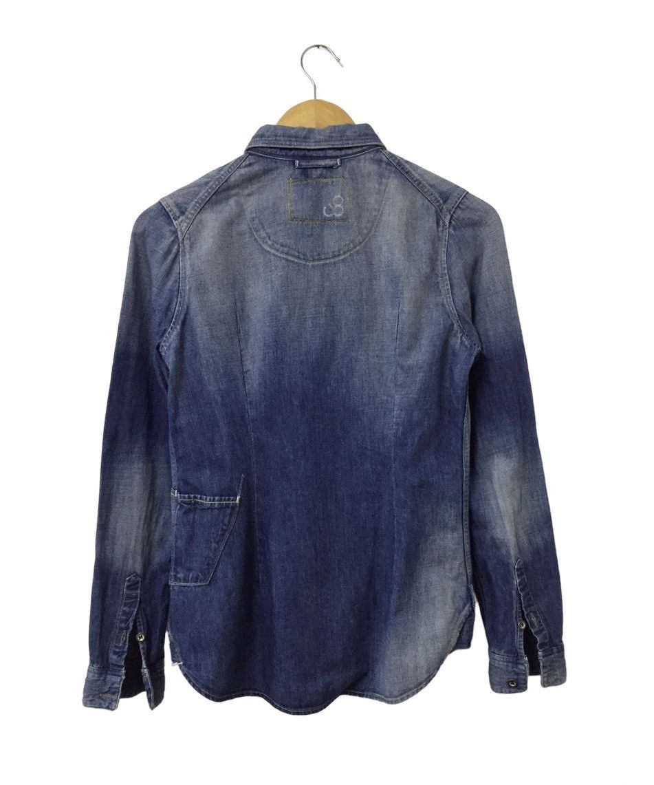 Japanese Brand JOHN BULL SELVEDGE SINGLE POCKET CHAMBRAY JEANS SHIRT Size US S / EU 44-46 / 1 - 10 Thumbnail