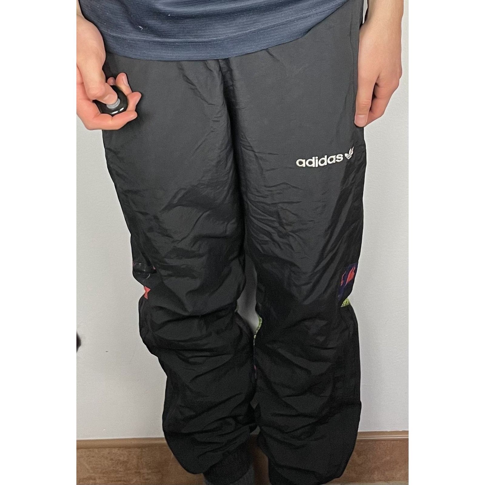Adidas Adidas Festivo Men's Black Logo Drawstring Track Pants Small Size US 30 / EU 46 - 2 Thumbnail